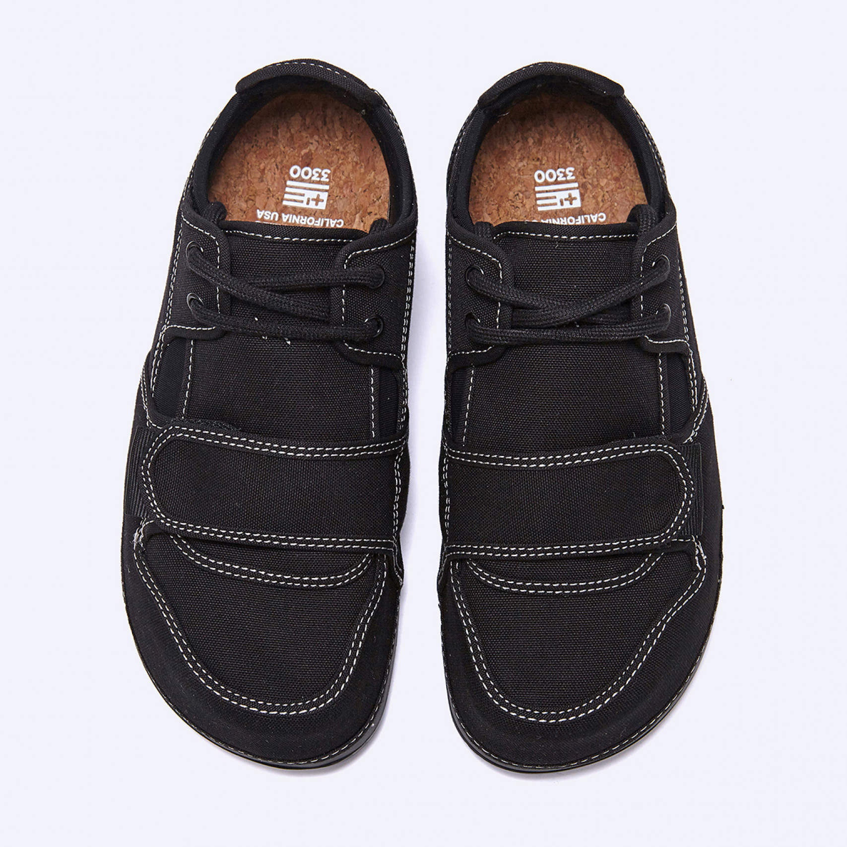 3300 캔버스 로우 코어 블랙 / FLOTFA0U01