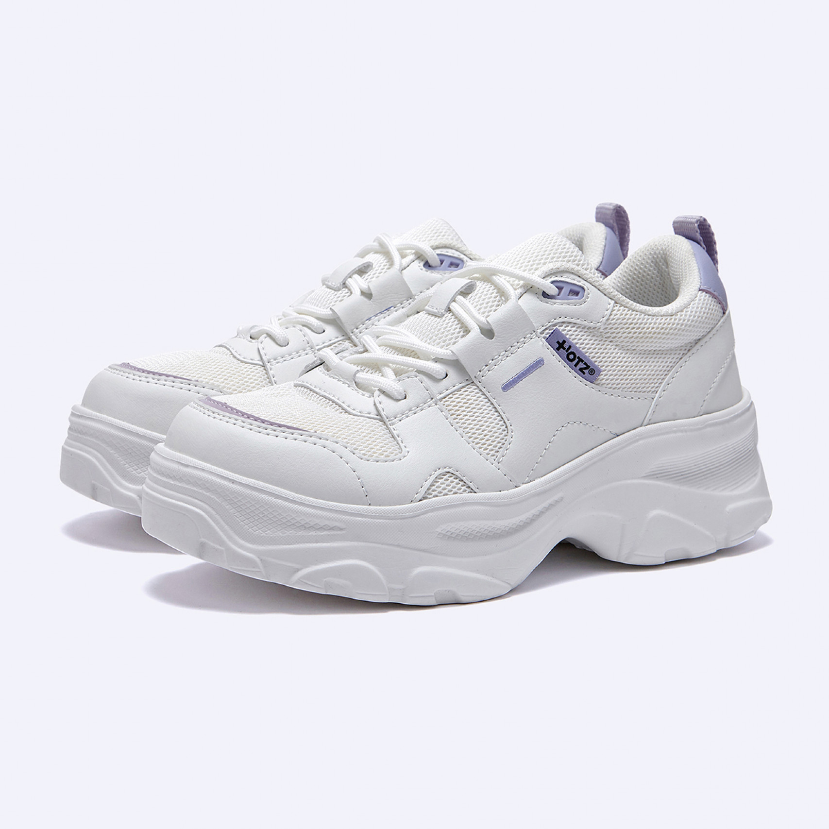 로미타 플랫폼 스니커즈 매쉬 화이트 / FLOTFA1W03