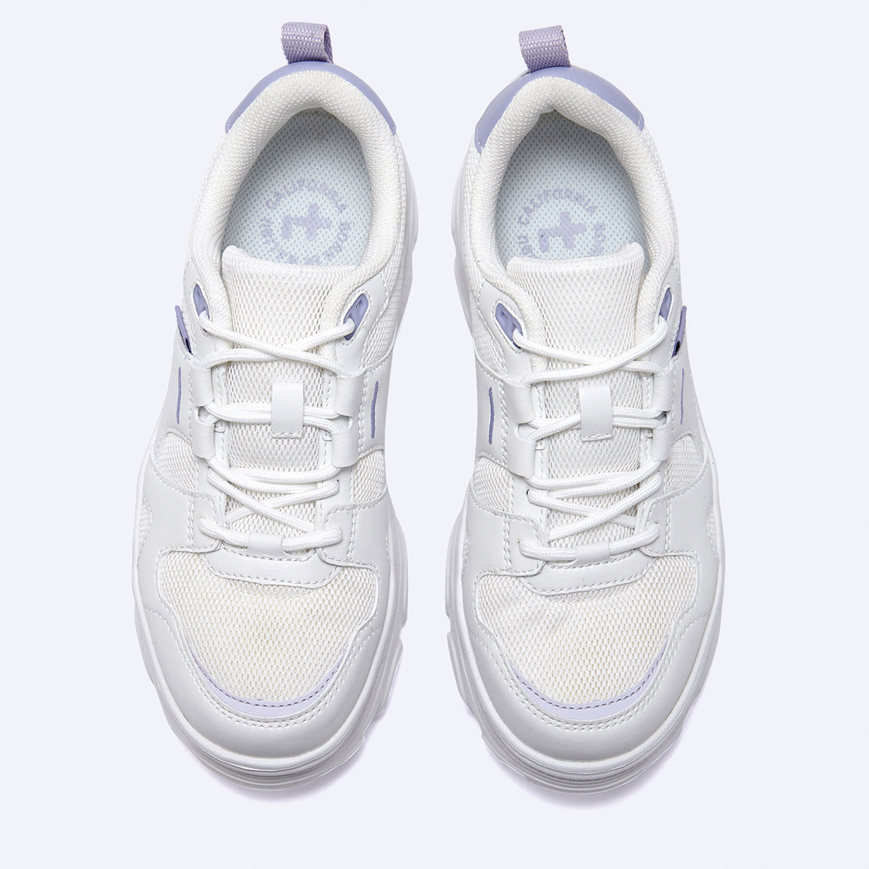 로미타 플랫폼 스니커즈 매쉬 화이트 / FLOTFA1W03