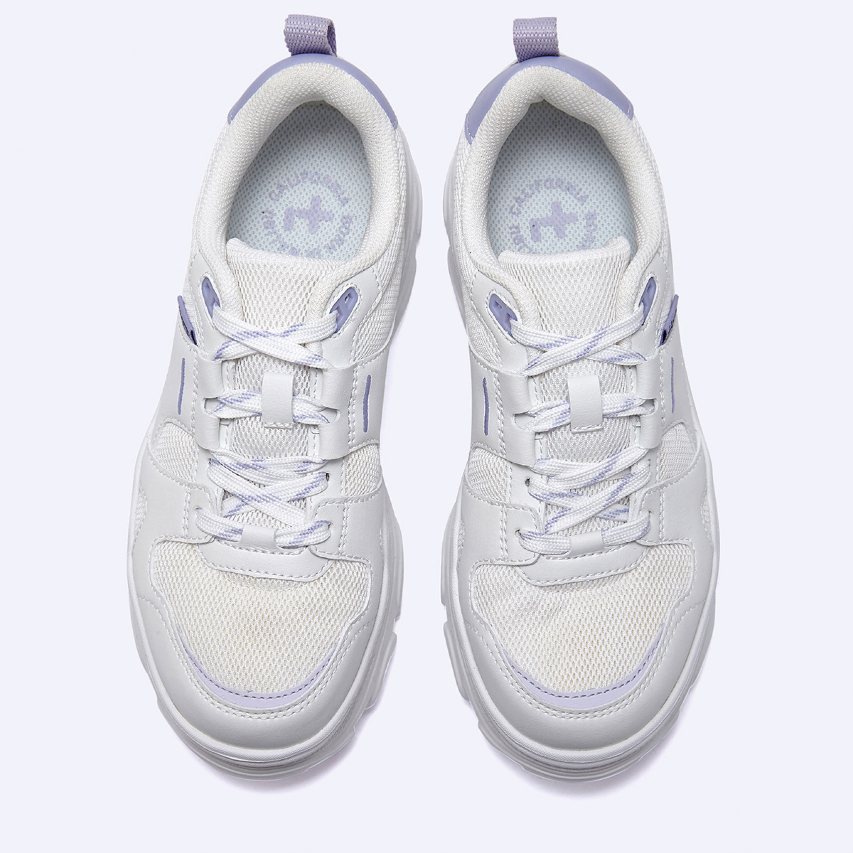 로미타 플랫폼 스니커즈 매쉬 화이트 / FLOTFA1W03