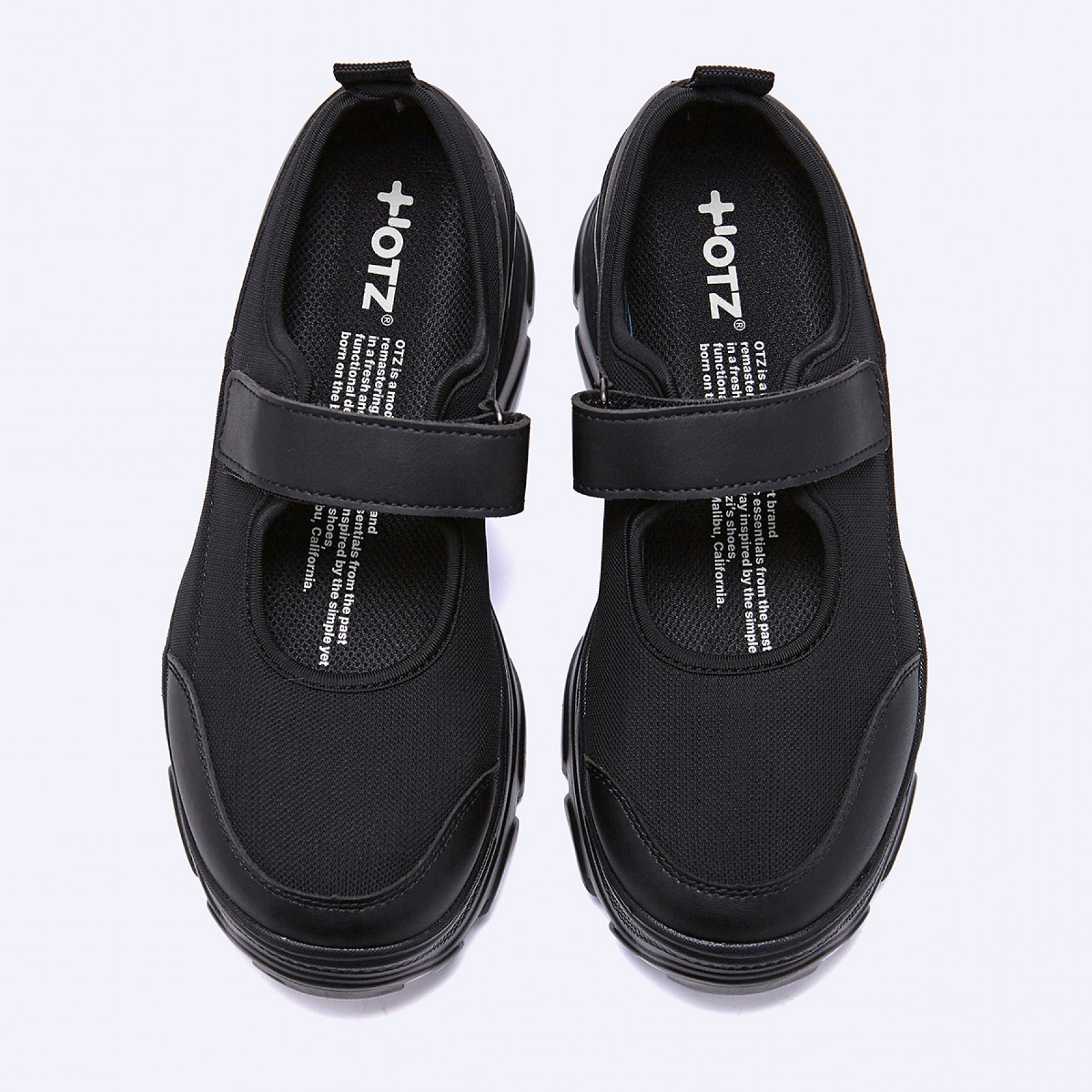 로미타 플랫폼 벨크로 메리제인슈즈 블랙 / FLOTFA1W05