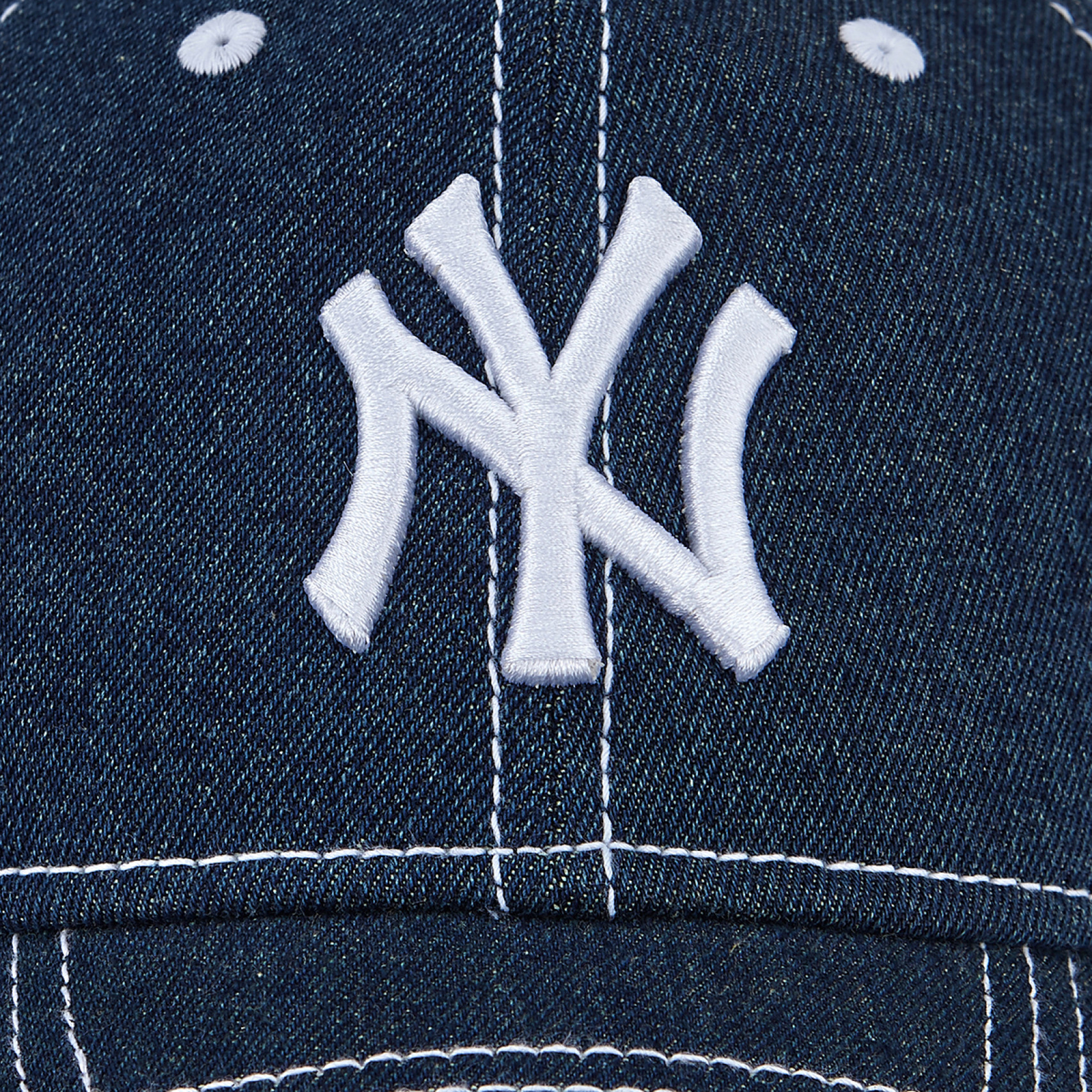 MLB 뉴욕 양키스 데님 언스트럭쳐 볼캡 인디고 / 14205952