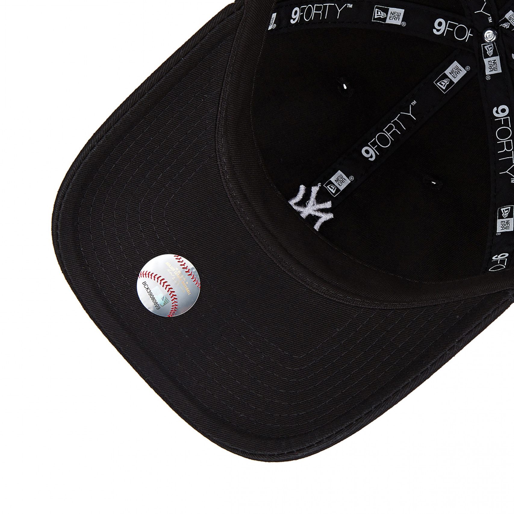 MLB 뉴욕양키스 미니 로고 언스트럭쳐 볼캡 블랙 / 14572649