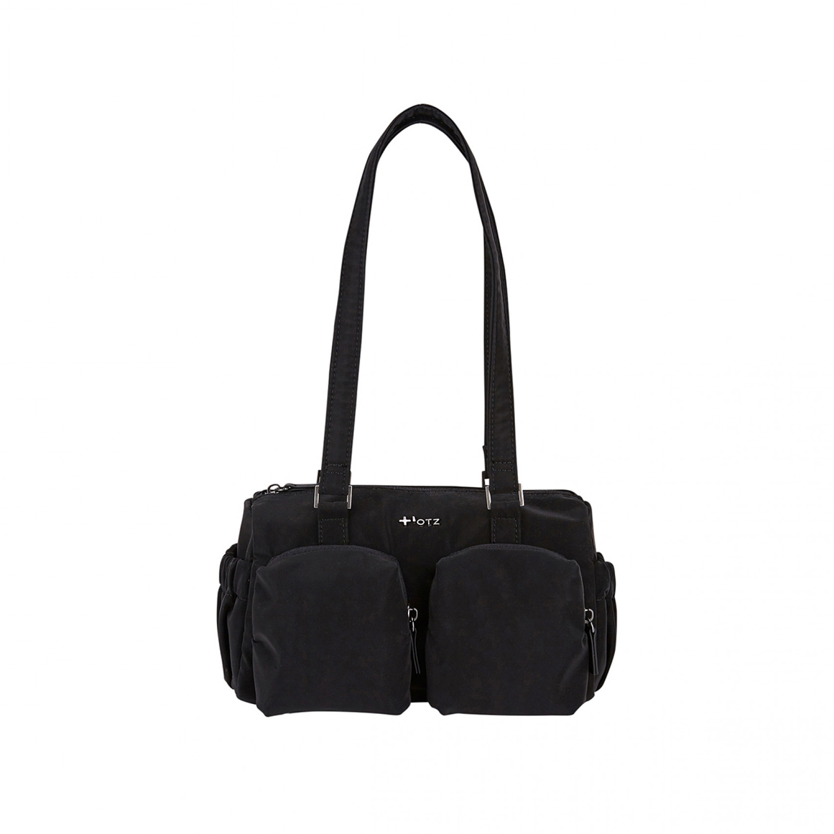 말리부 글로시 숄더백 블랙 / FLOTFA1B04