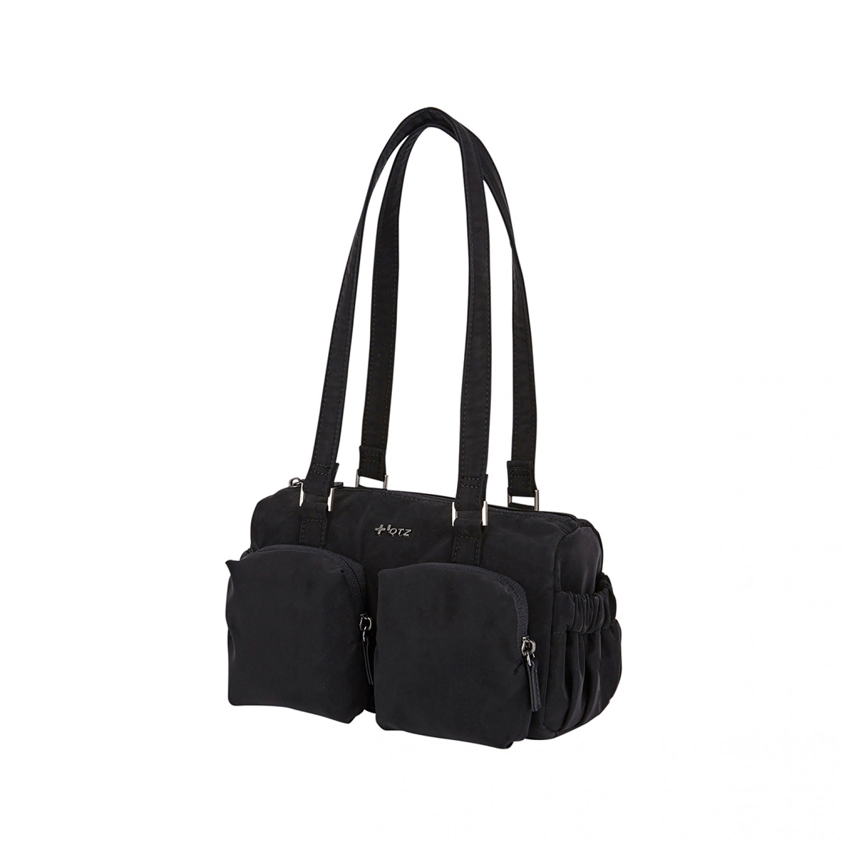 말리부 글로시 숄더백 블랙 / FLOTFA1B04