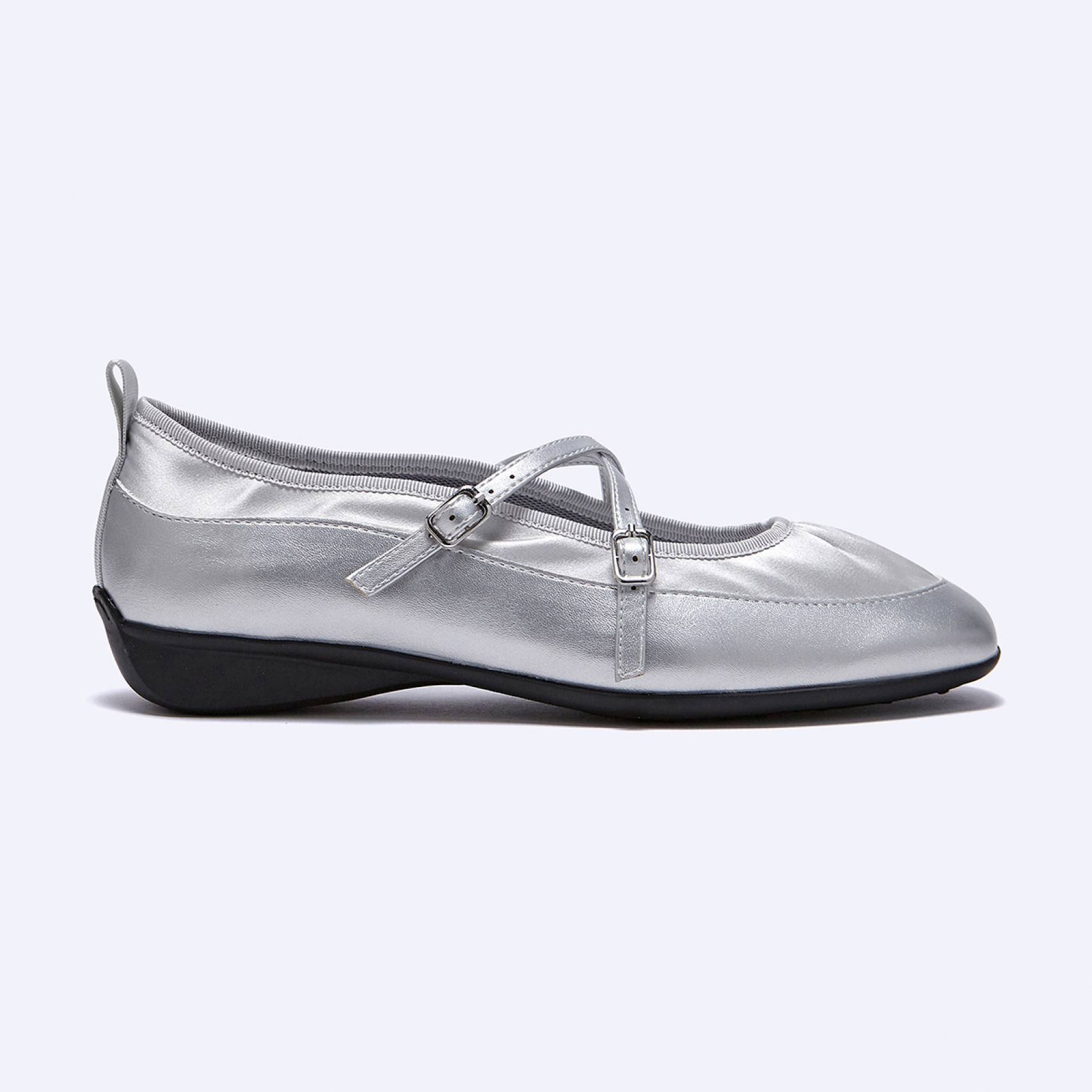 토리 발레리나 스니커즈 실버 2.5cm / FLPRFA1W02