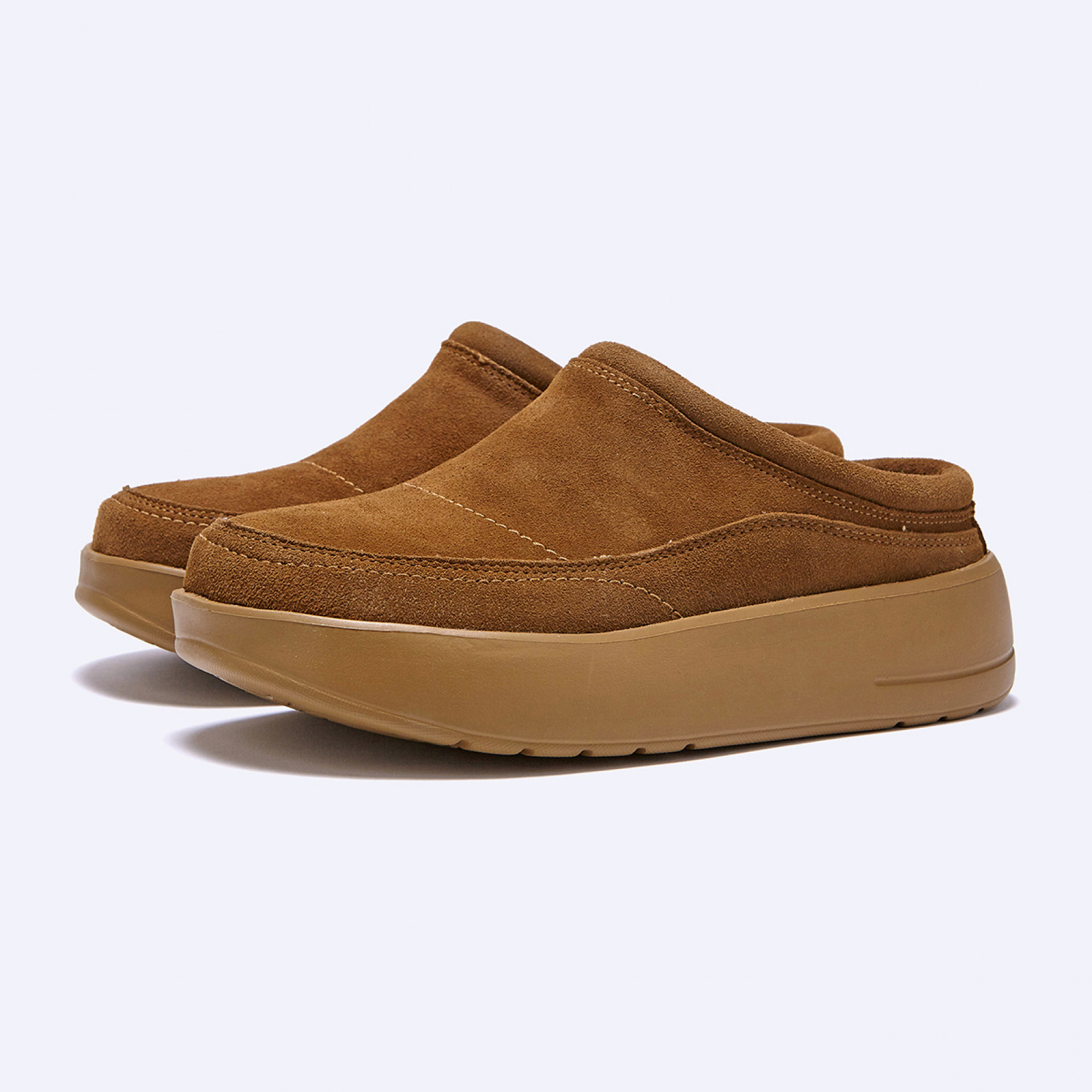 스웨이드 스너기 클로그 카멜 / FLCCFA3U31