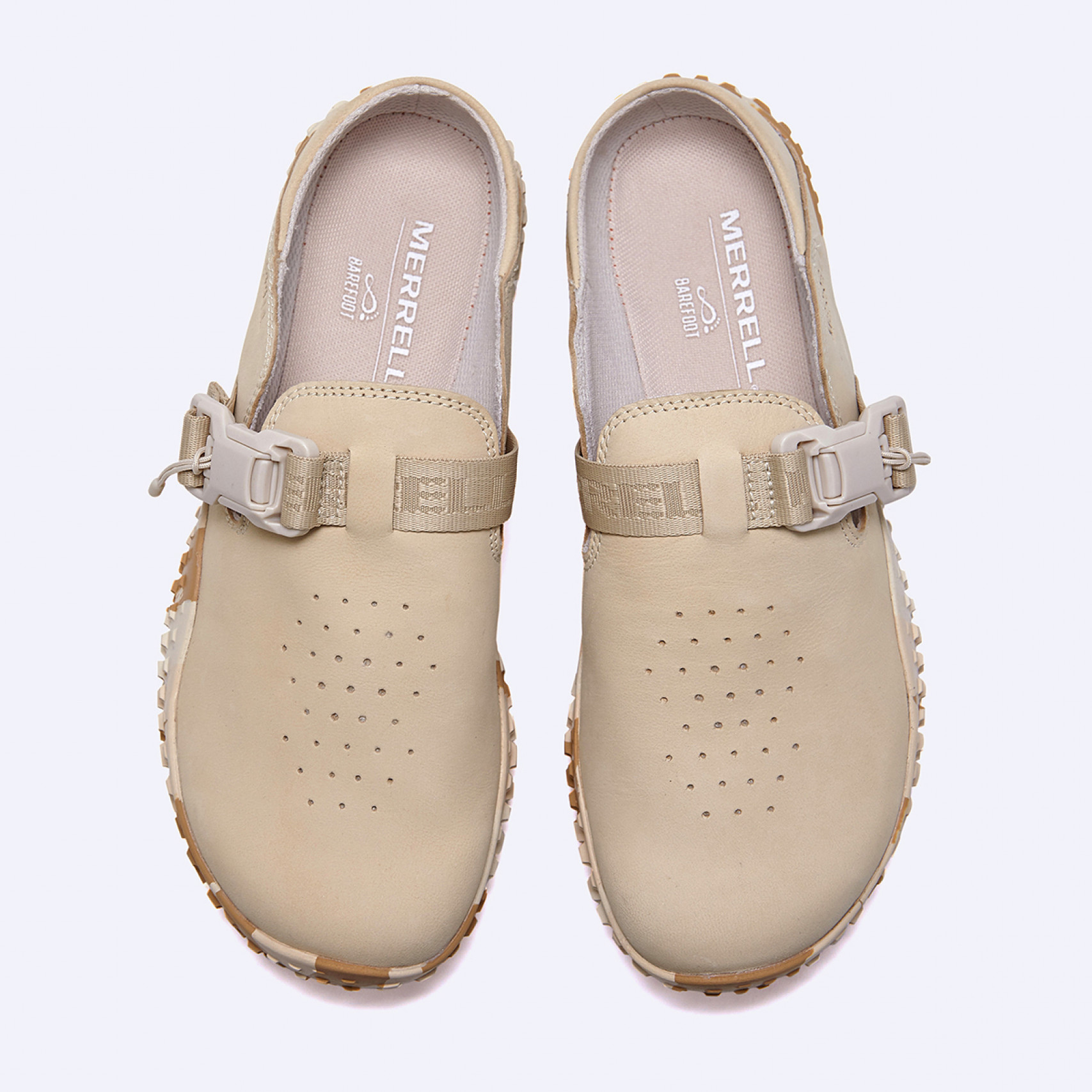 랩트 슬라이드 누벅 라이트 베이지 여성 / J008320