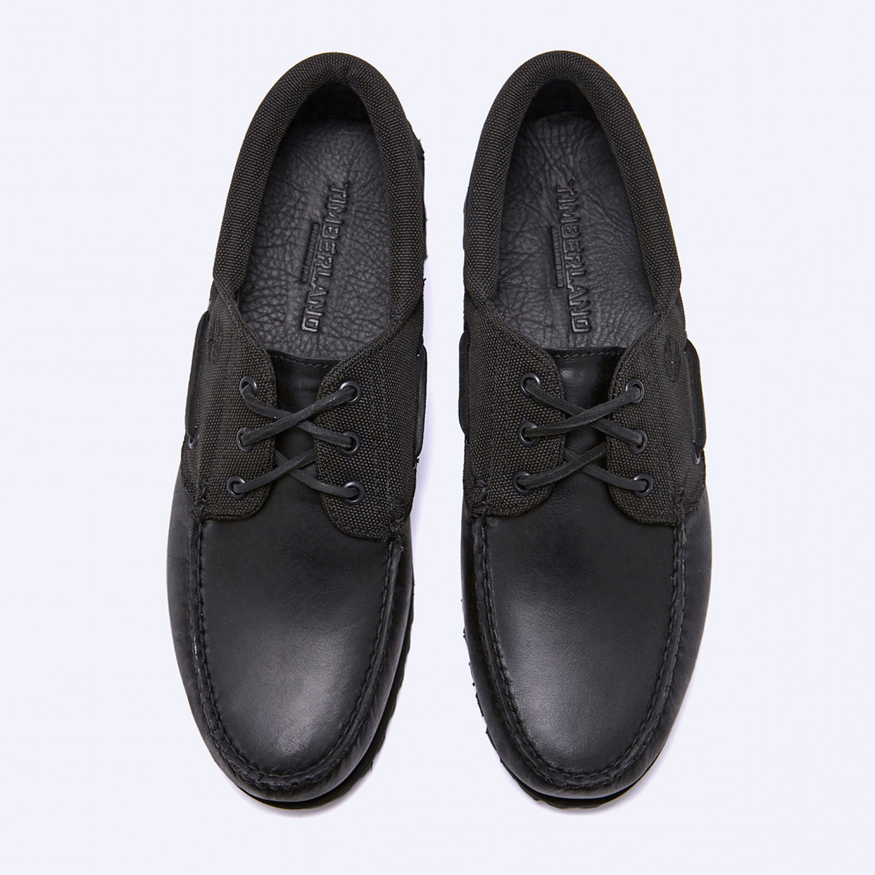 어센틱 보트 슈즈 블랙 남성 / A6DXW