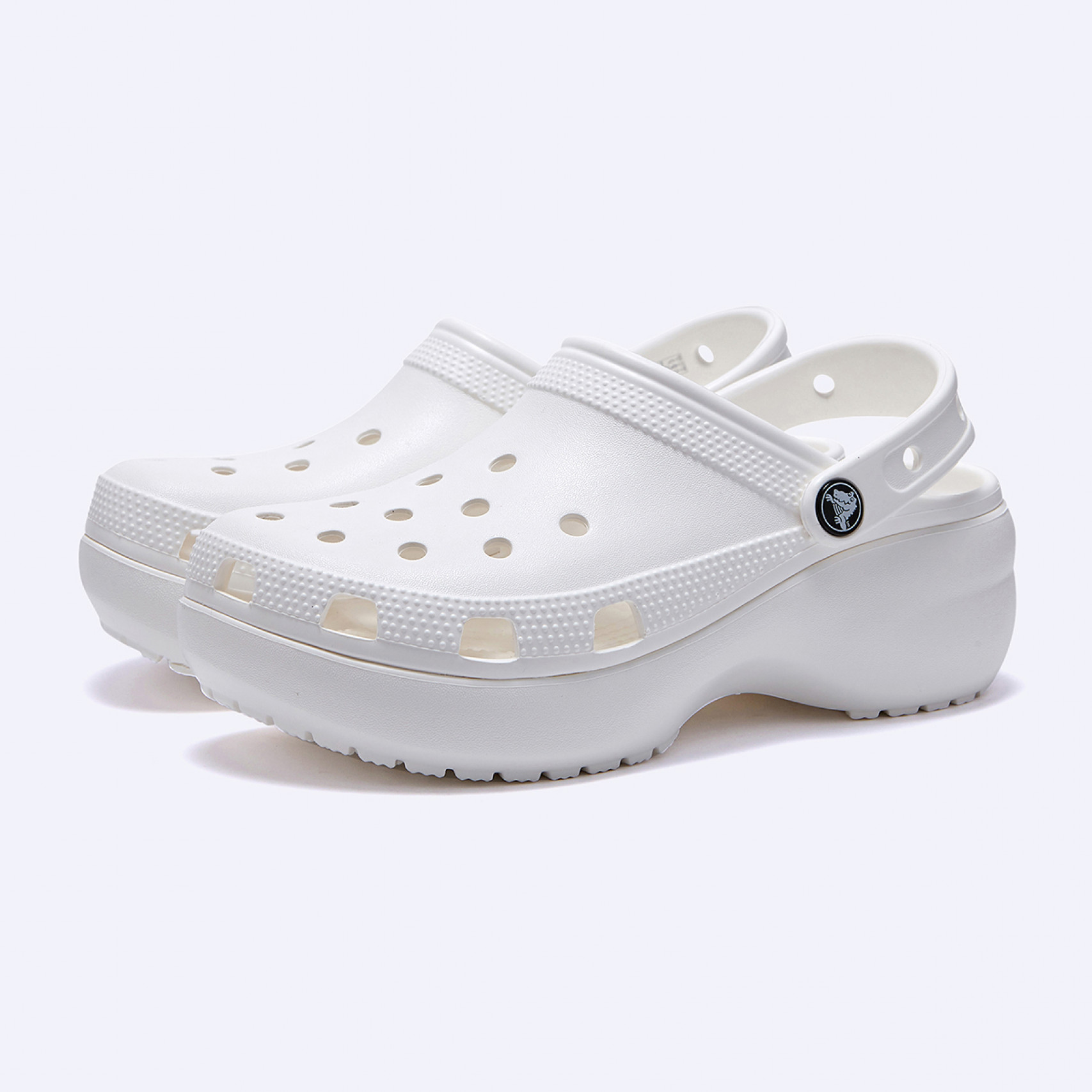 클래식 플랫폼 클로그 화이트 여성 / 206750-100