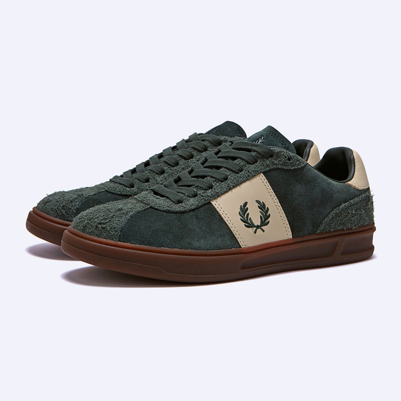 B4 레더 스웨이드 코트 그린 남성 / B9315-X89