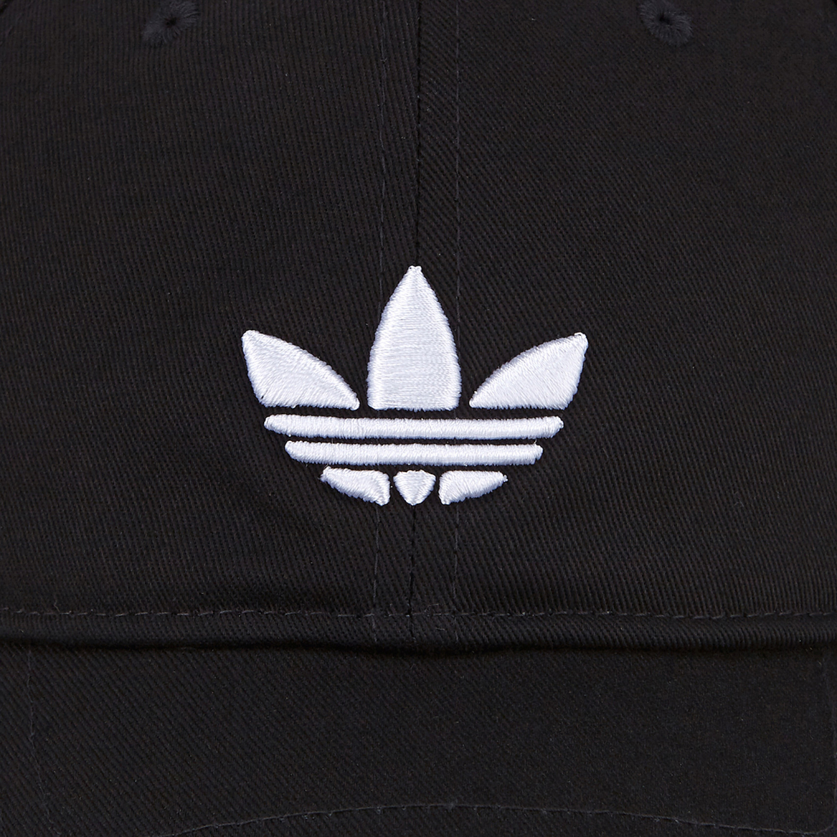 아디컬러 클래식 트레포일 베이스볼캡 블랙/ JC6023