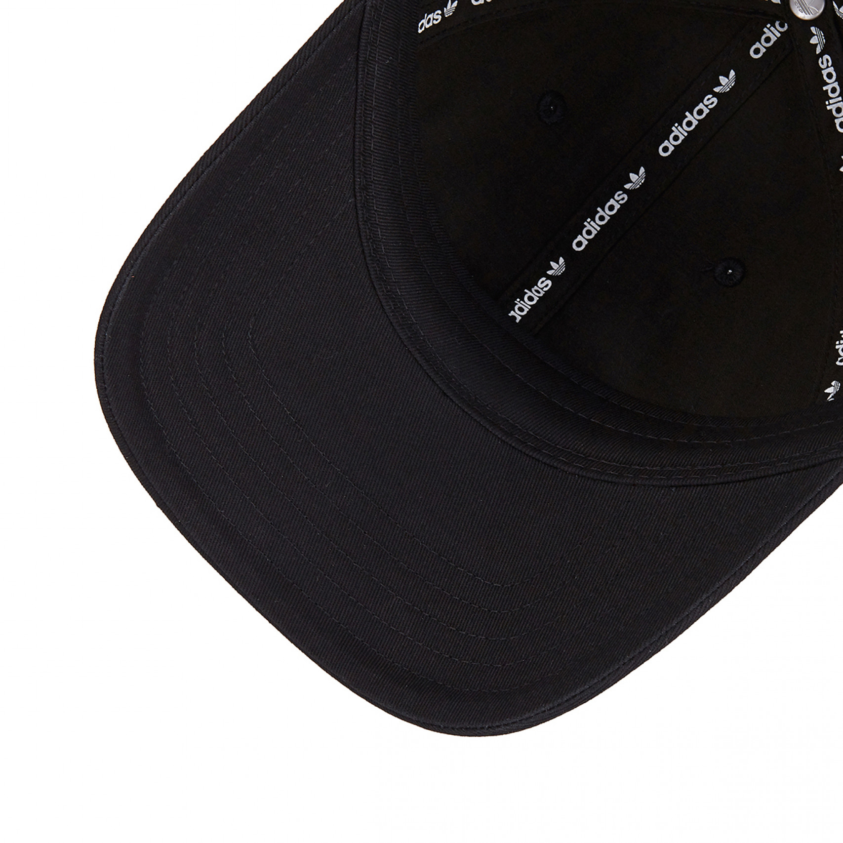 아디컬러 클래식 트레포일 베이스볼캡 블랙/ JC6023