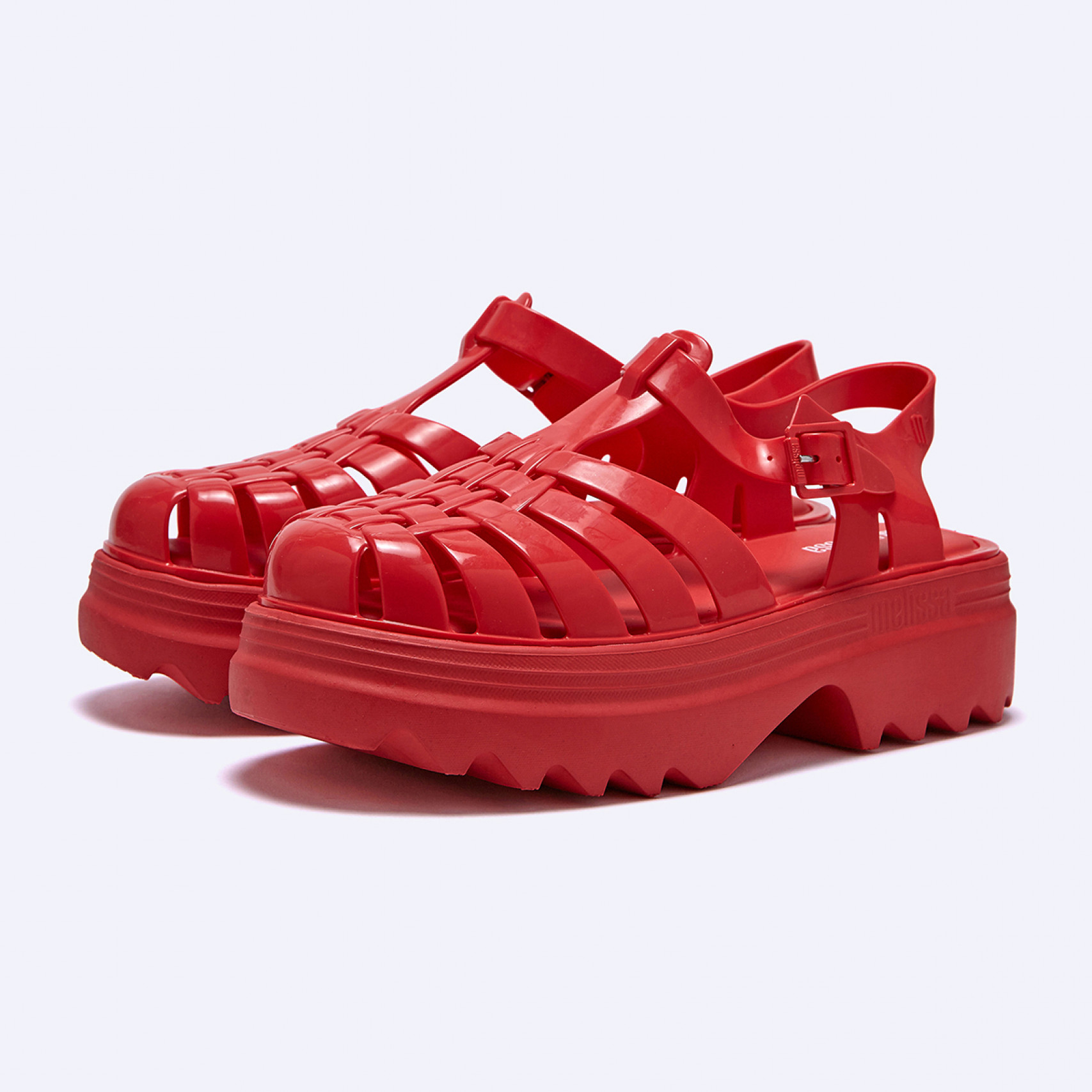 포제션 플랫폼 샌들 레드 여성 / 35818-BG450