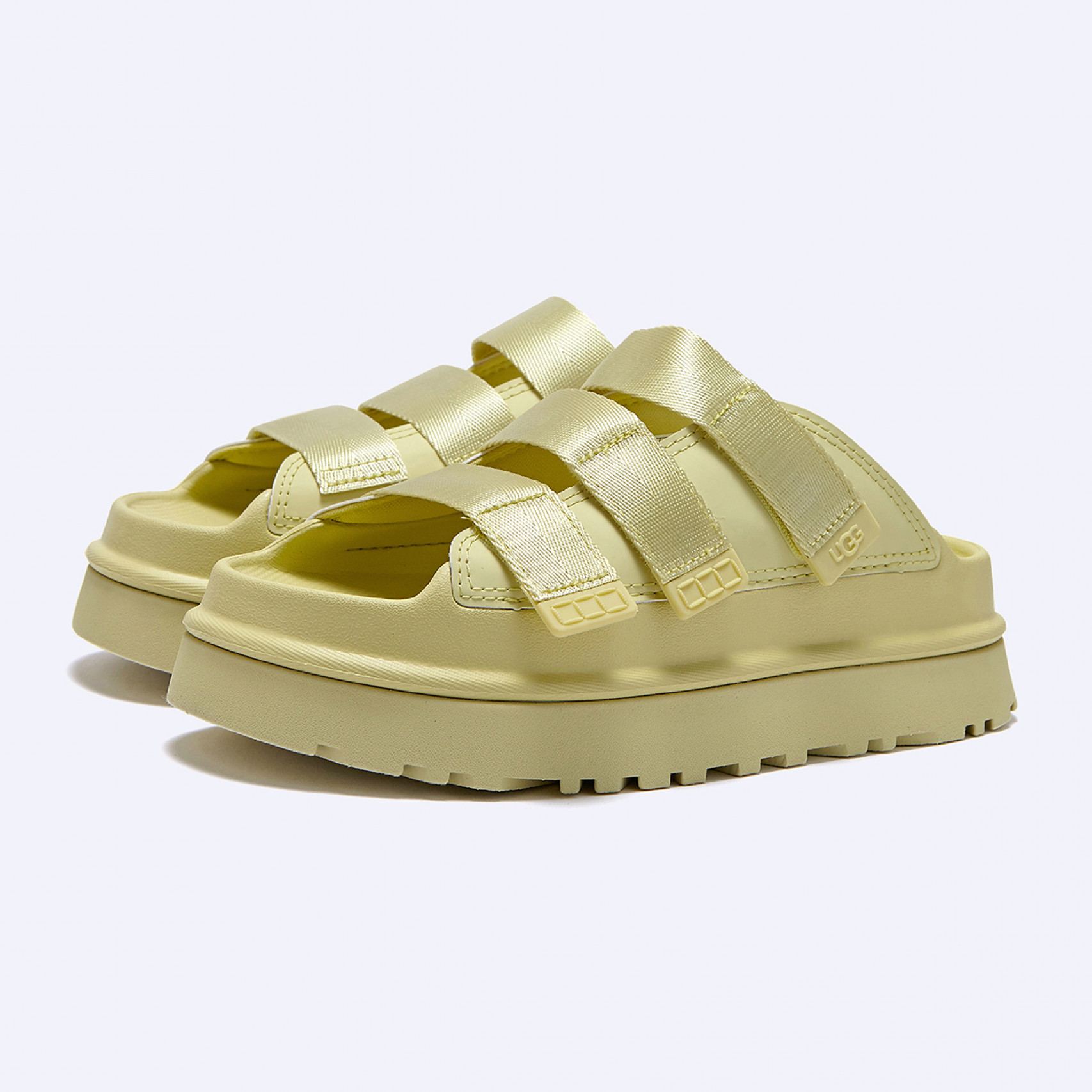 골든글로우 슬라이드 머스타드 여성 / 1167430-GLDN