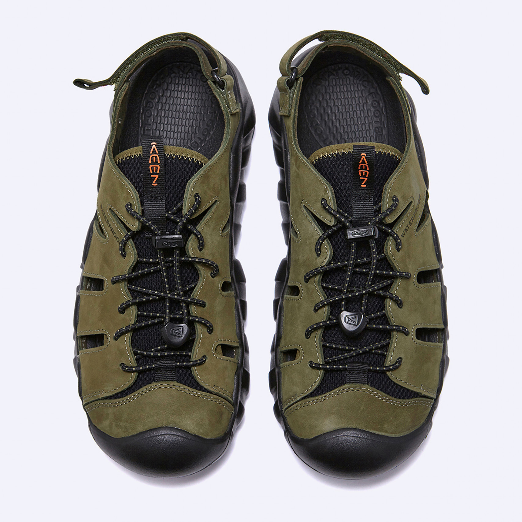 하이퍼포트 피셔맨 레더 올리브그린 남성 / 1030722