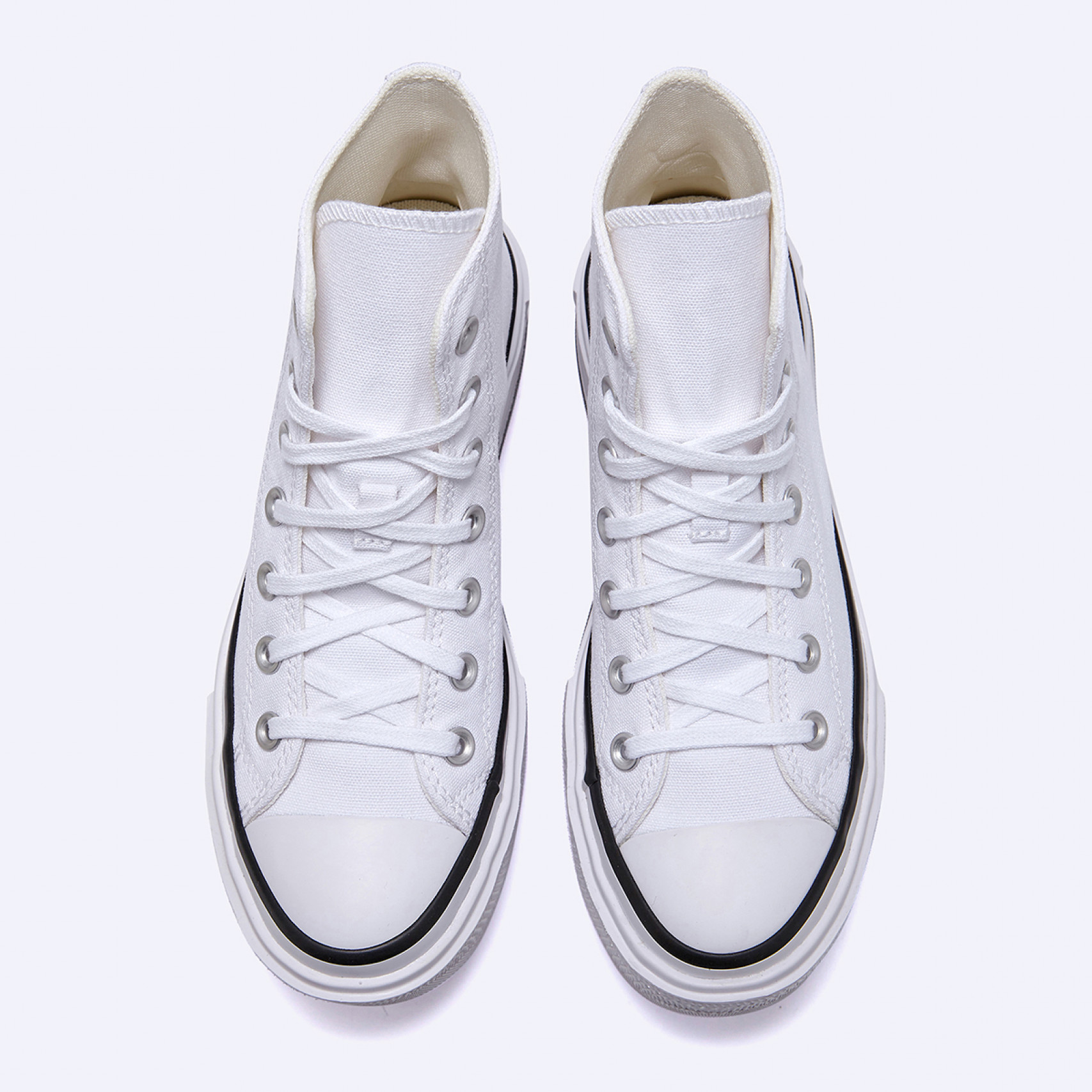 척테일러 올스타 더블 스택 하이 화이트 / A12976C