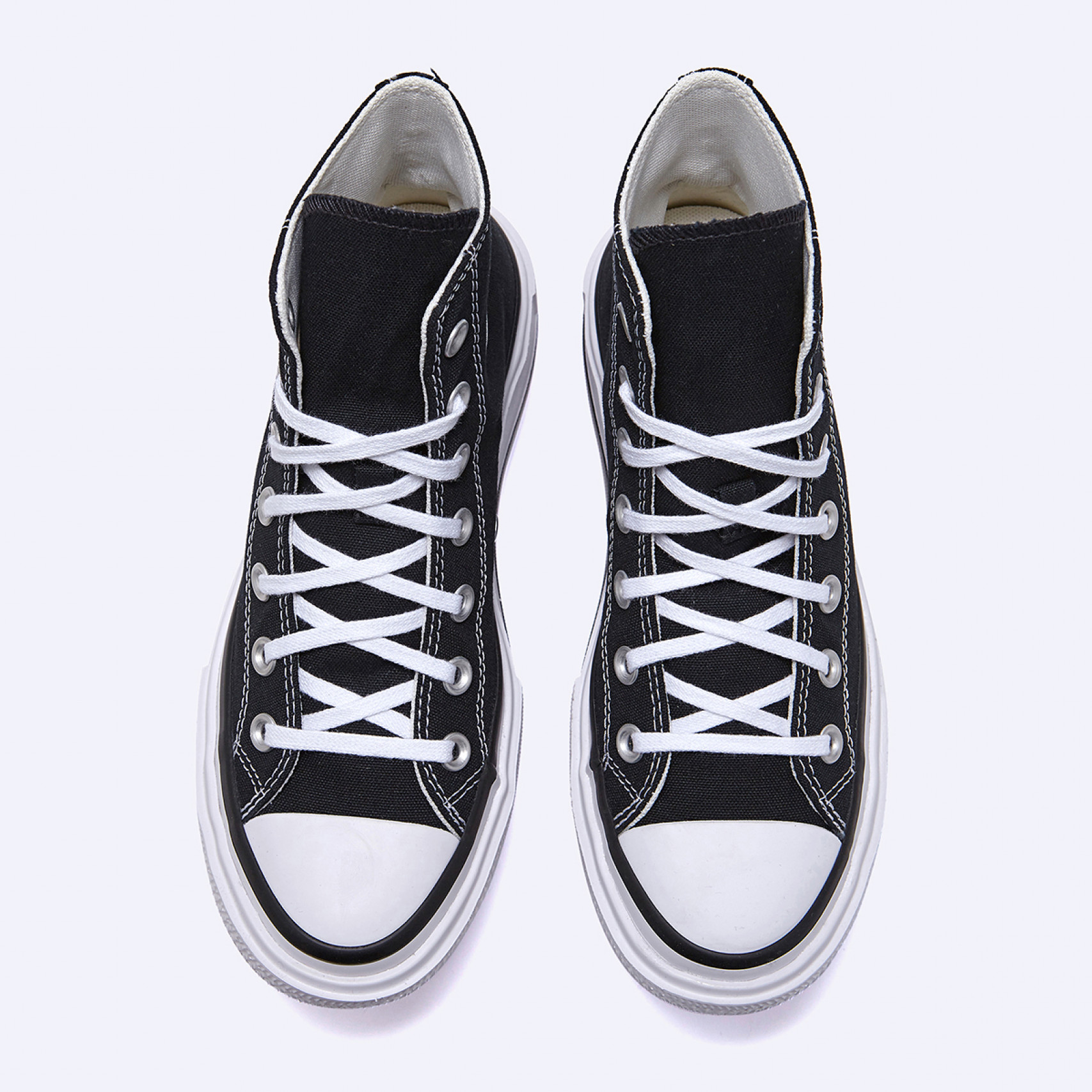 척테일러 올스타 더블 스택 하이 블랙 / A12975C