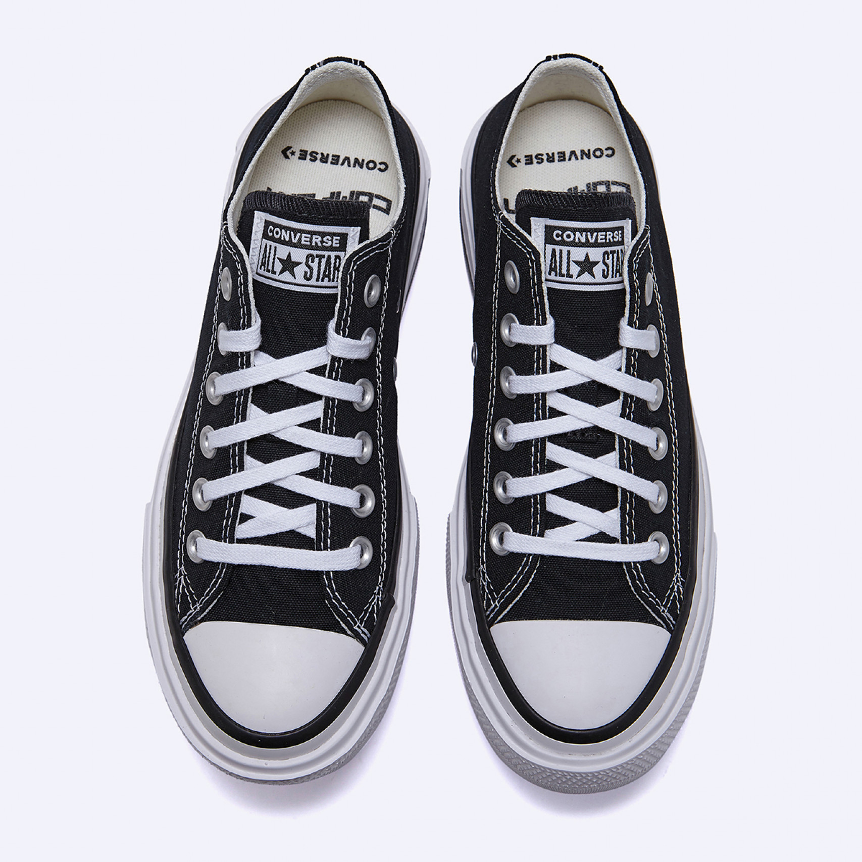 척테일러 올스타 더블 스택 블랙 / A15490C