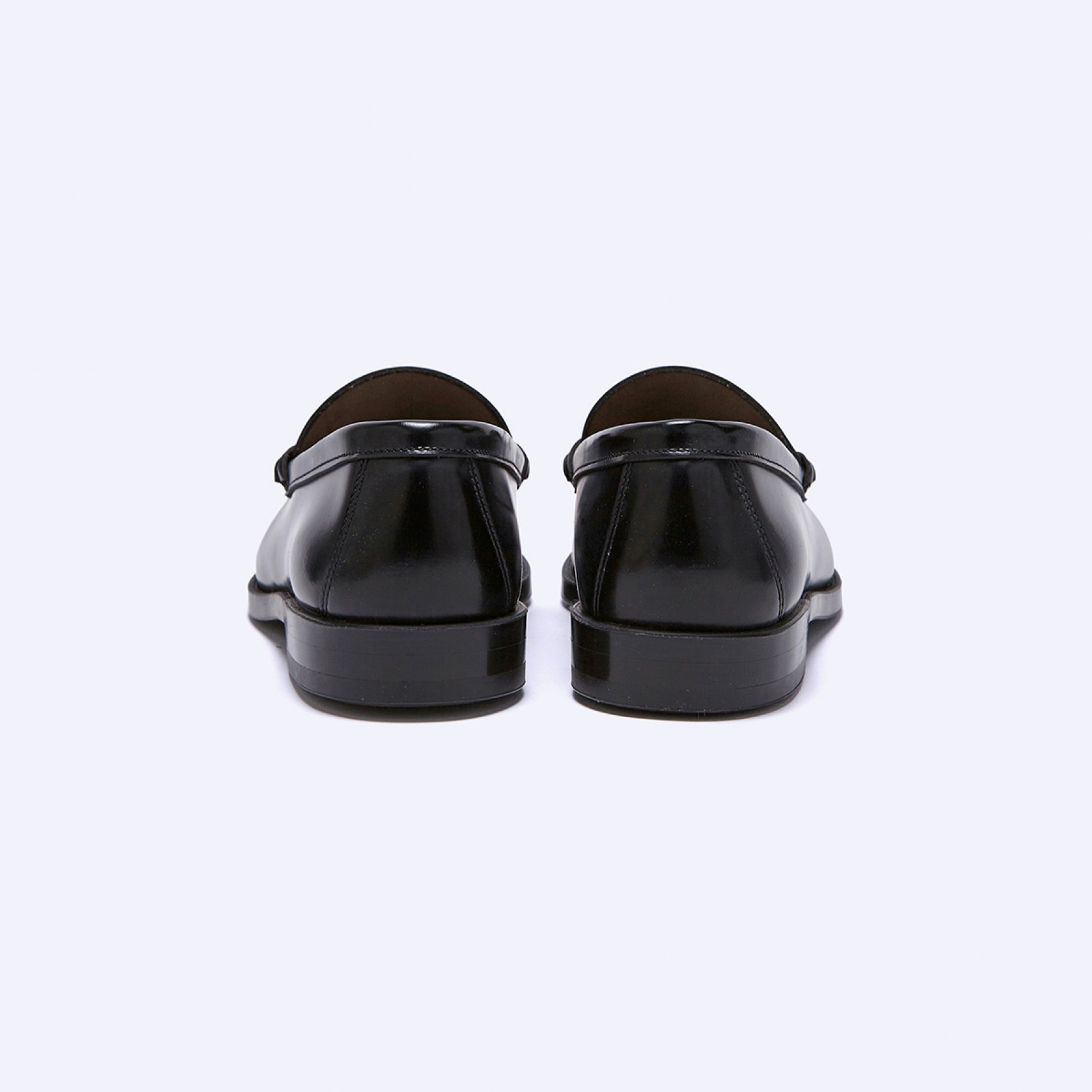 남성용 소가죽 페니로퍼 906-BLACK