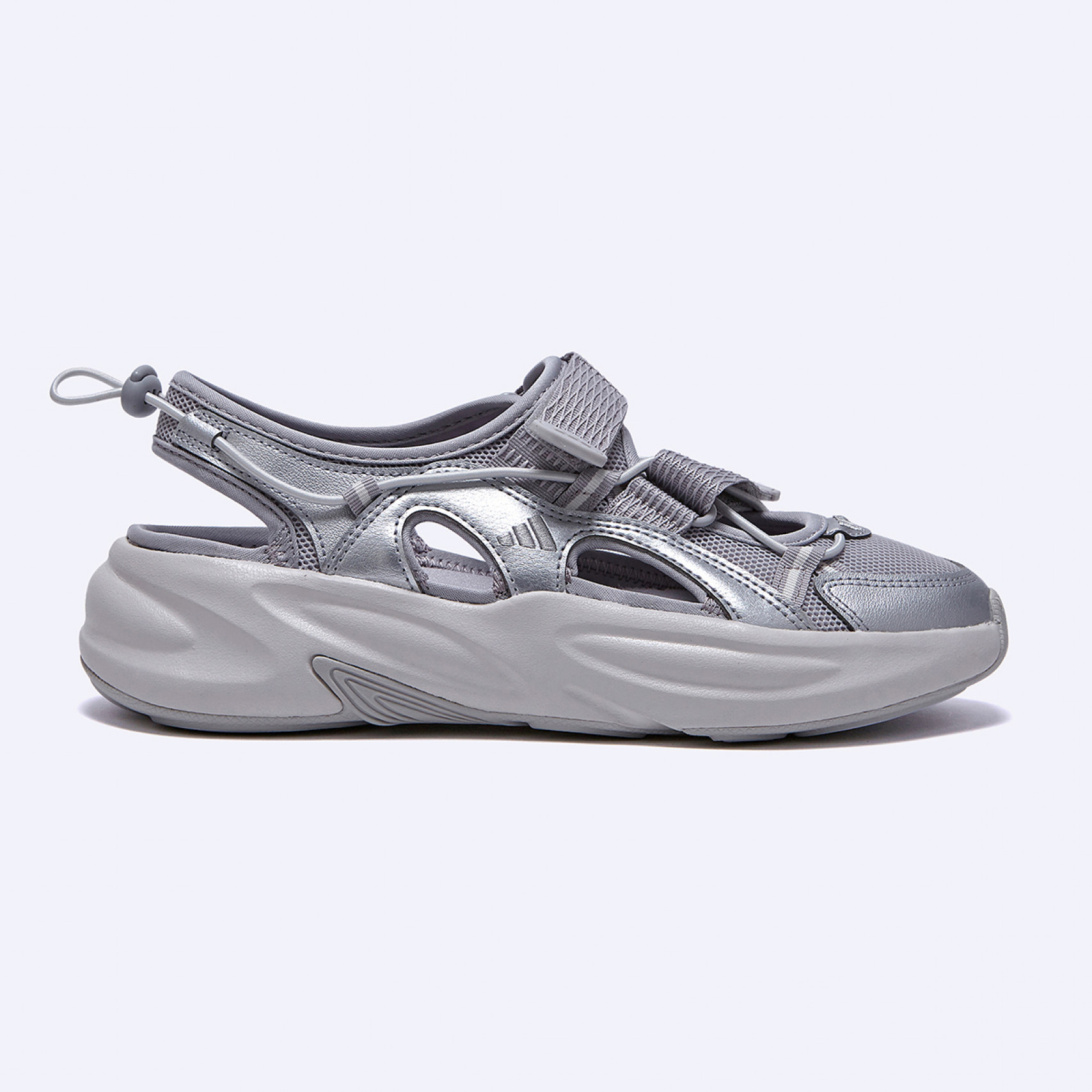 오즈웨이브 샌들 그레이 투 실버 메탈릭 / JS4580