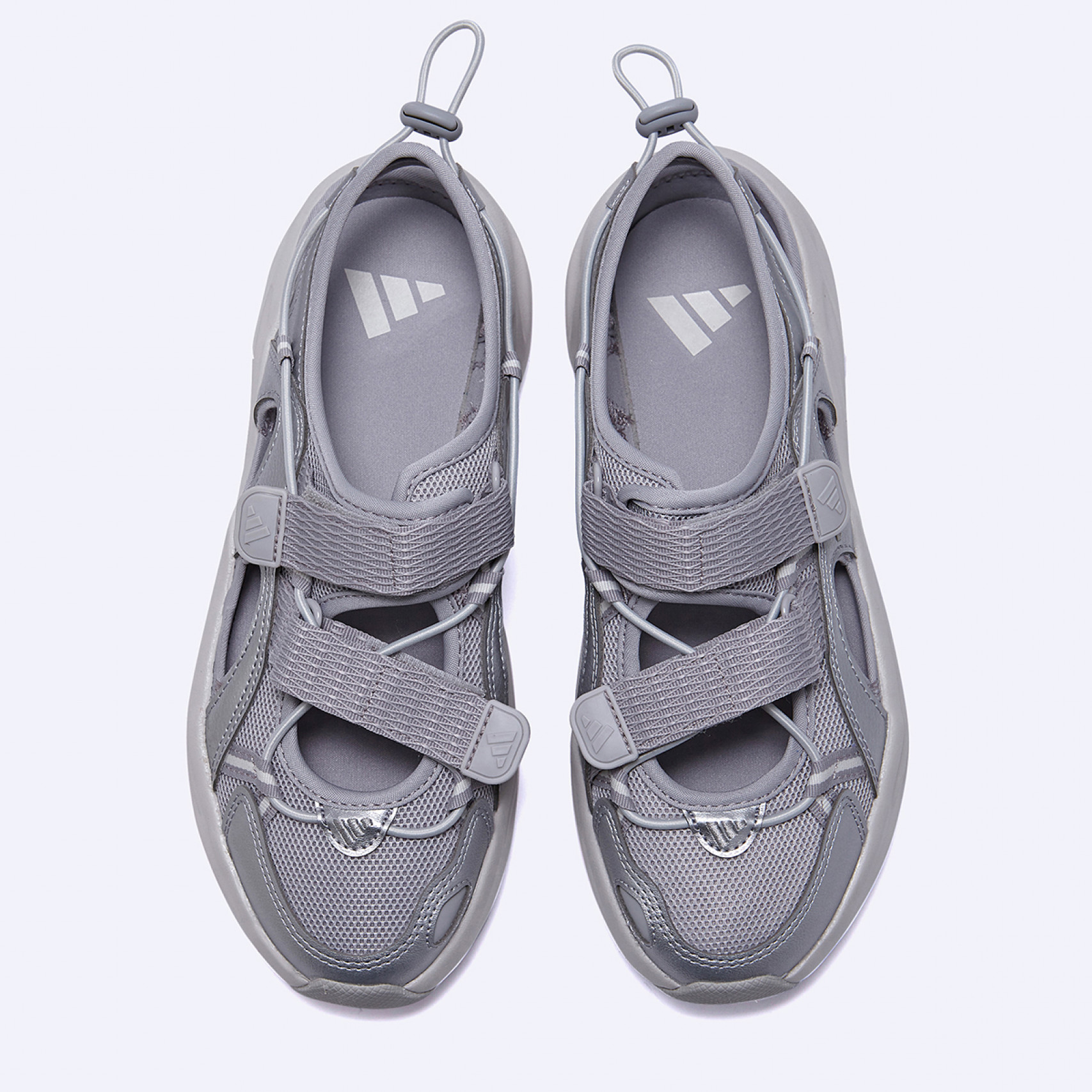 오즈웨이브 샌들 그레이 투 실버 메탈릭 / JS4580