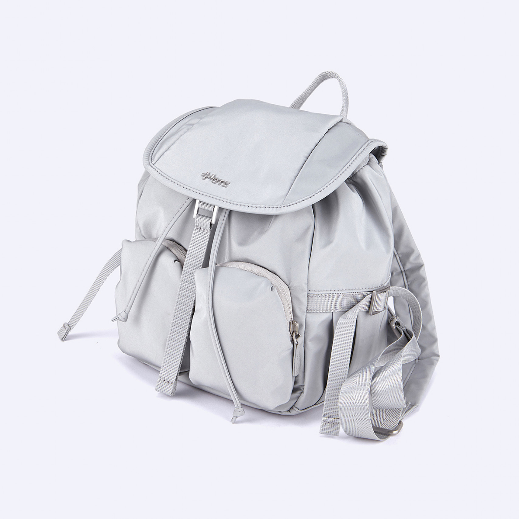 말리부 글로시 백팩 미니 그레이 / FLOTFA1B03