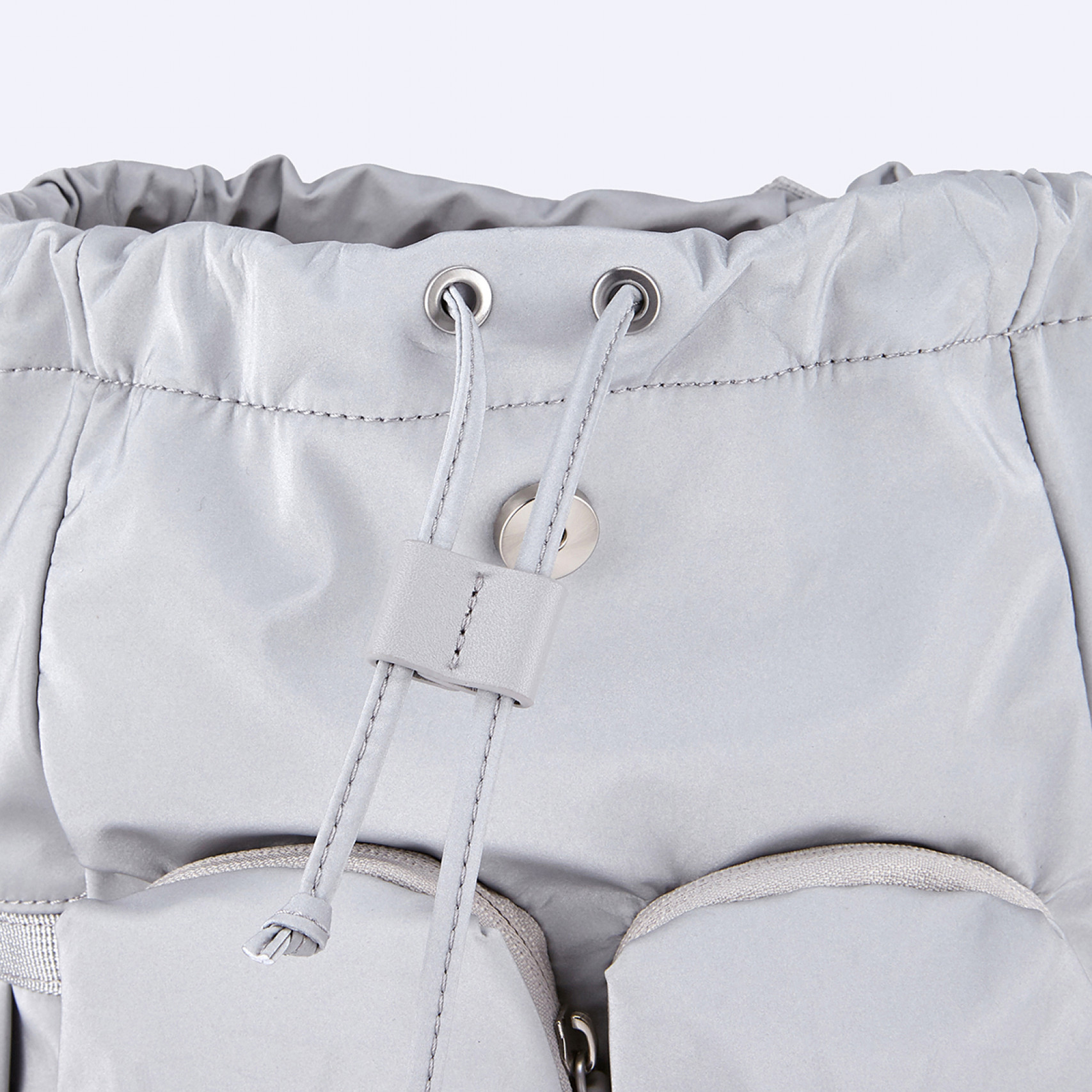 말리부 글로시 백팩 미니 그레이 / FLOTFA1B03