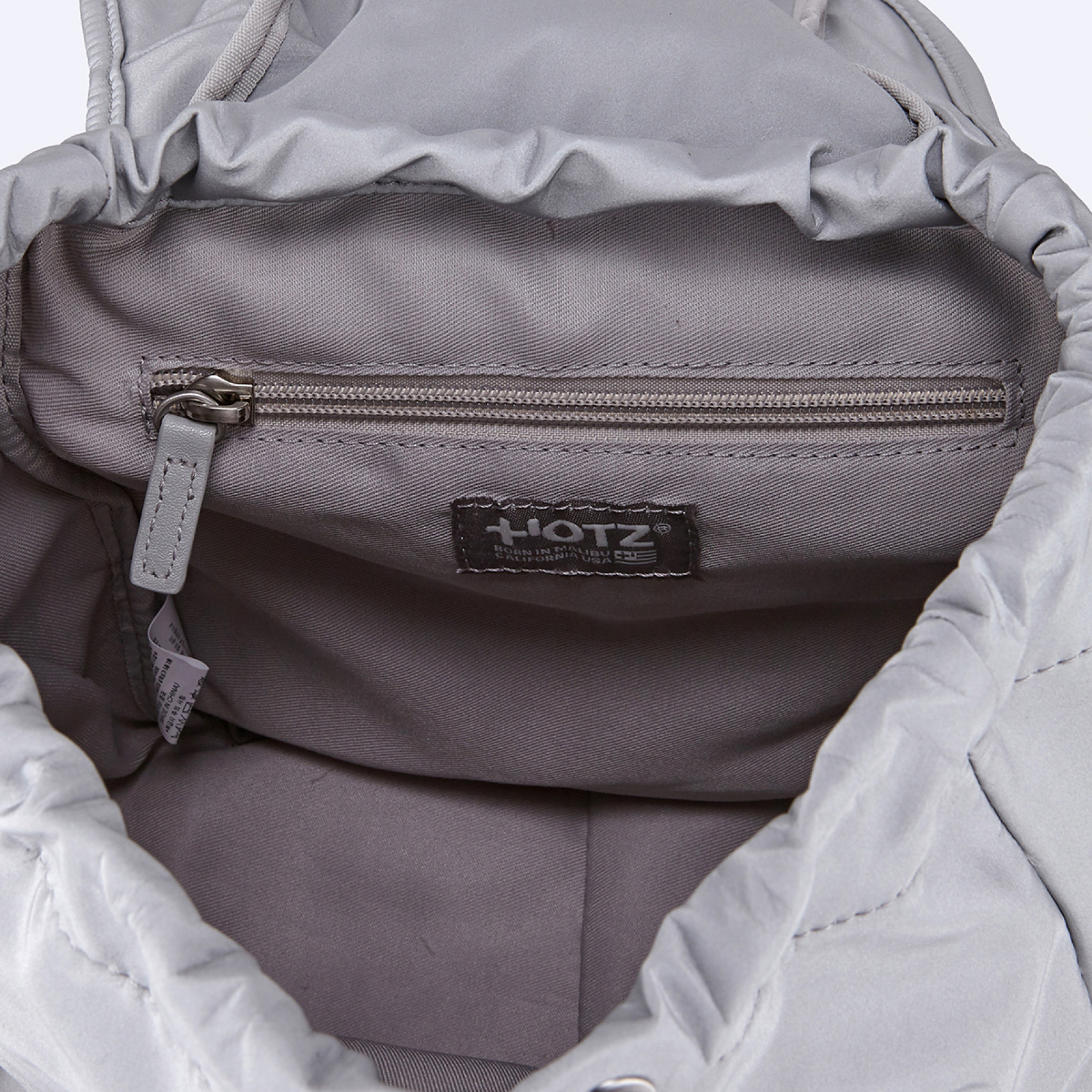 말리부 글로시 백팩 미니 그레이 / FLOTFA1B03