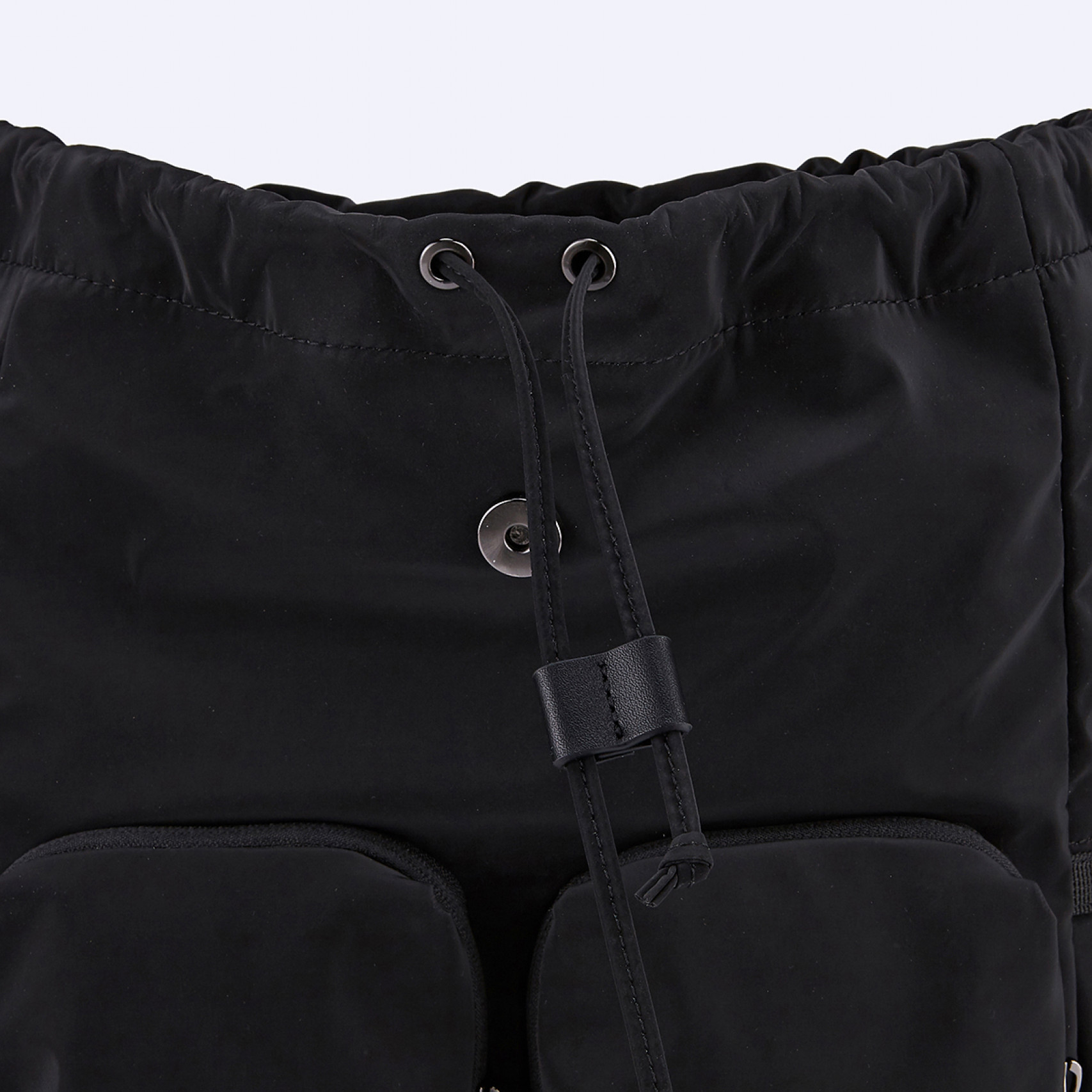 말리부 글로시 백팩 라지 블랙 / FLOTFA1B01