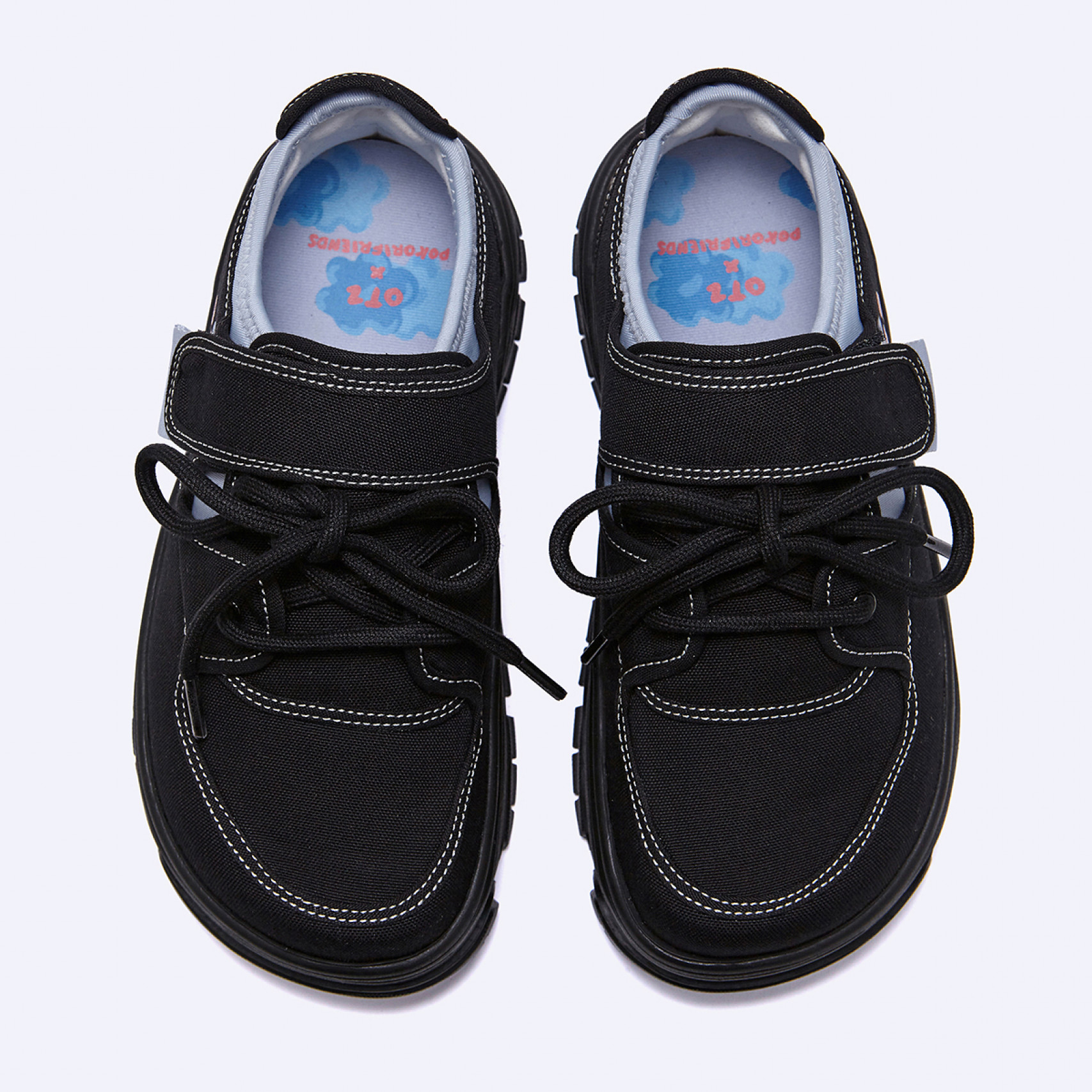 오찌x포코리 프렌즈 3300 캔버스 블랙 / FLOTFA0W22