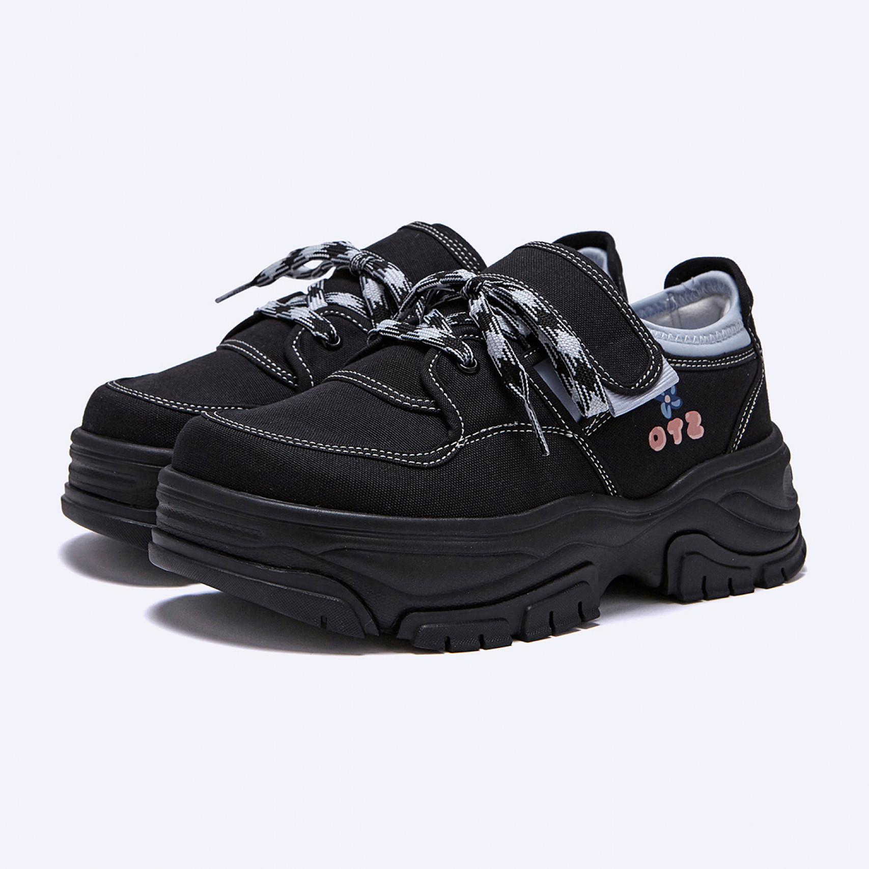 오찌x포코리 프렌즈 3300 캔버스 블랙 / FLOTFA0W22