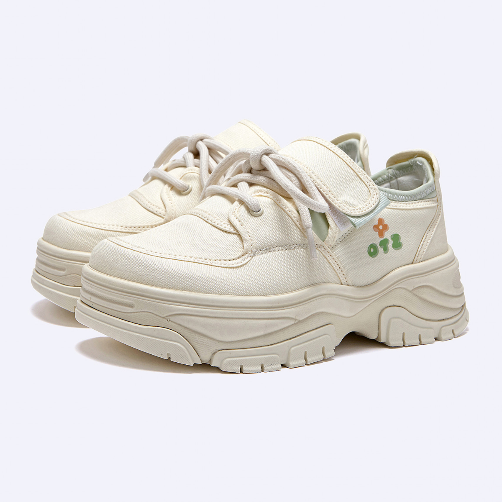 오찌x포코리 프렌즈 3300 캔버스 아이보리 / FLOTFA0W23