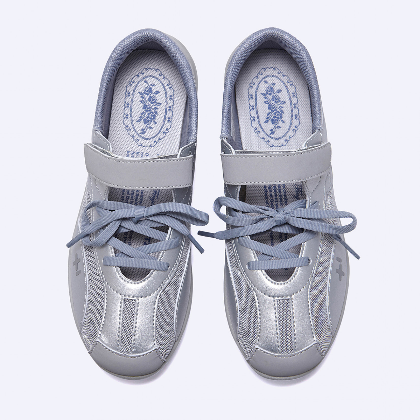 오찌x마가린핑거스 로마리 레이스업 스니커즈 그레이시 블루 / FLOTFA2W25