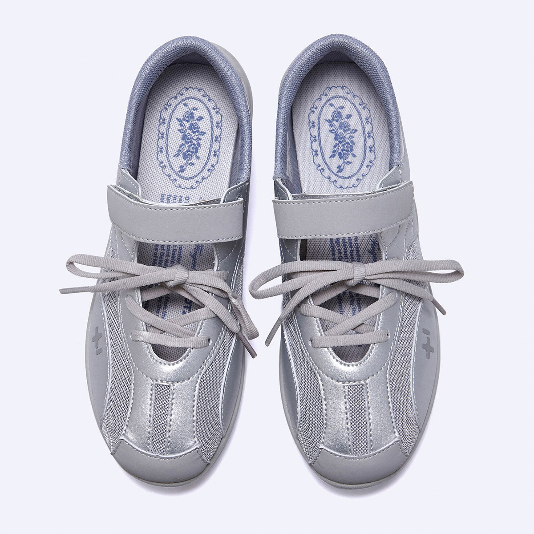 오찌x마가린핑거스 로마리 레이스업 스니커즈 그레이시 블루 / FLOTFA2W25