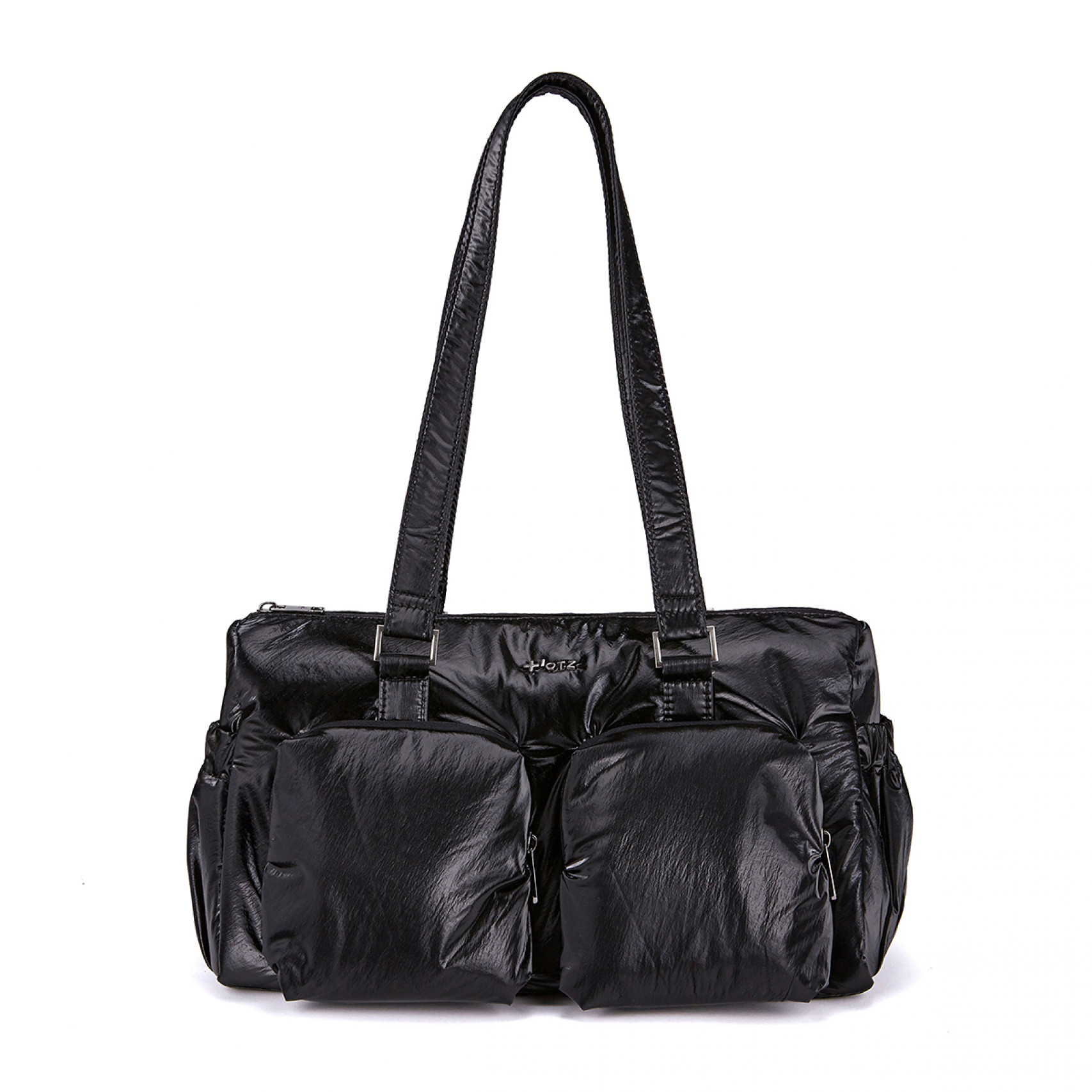 글로시 더플백 블랙 / FLOTFA1B08