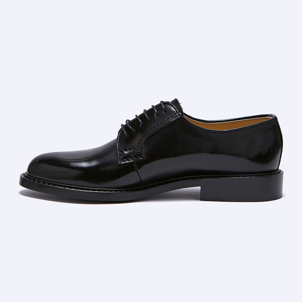 남성용 소가죽 더비슈즈 HS-711 BLACK