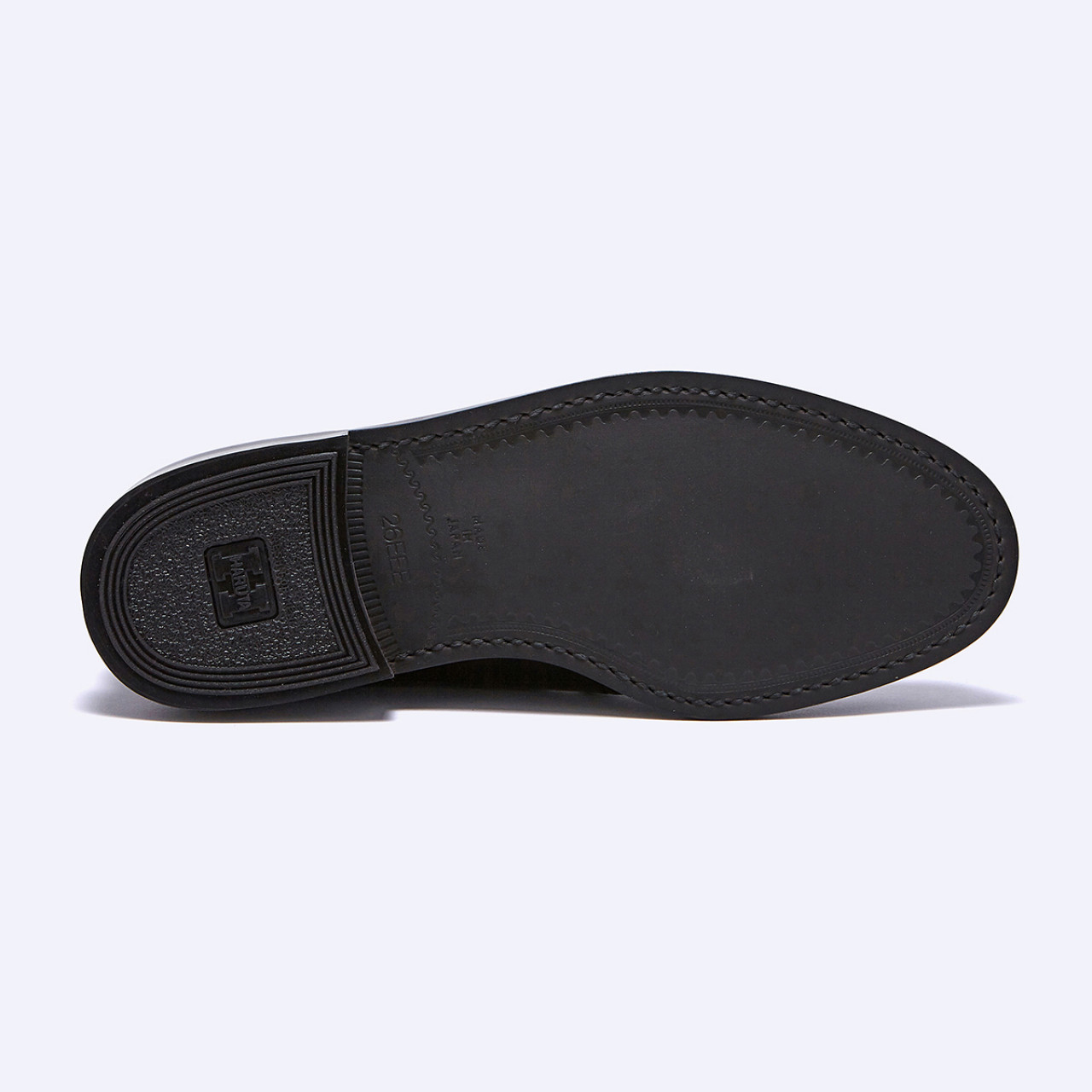 남성용 소가죽 더비슈즈 HS-711 BLACK