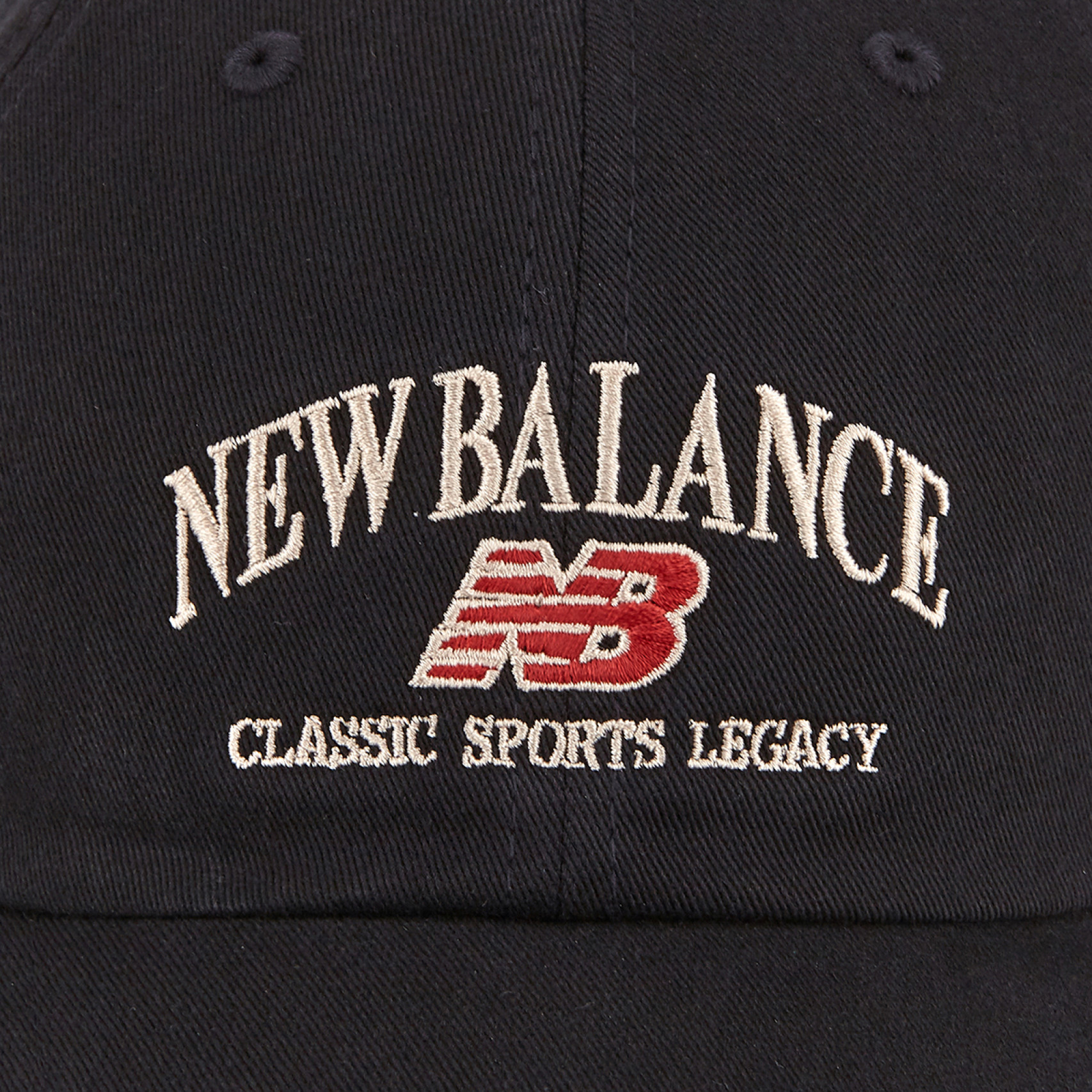 헤리티지 아치형 그래픽 볼캡 블랙 / NBGDFB1111