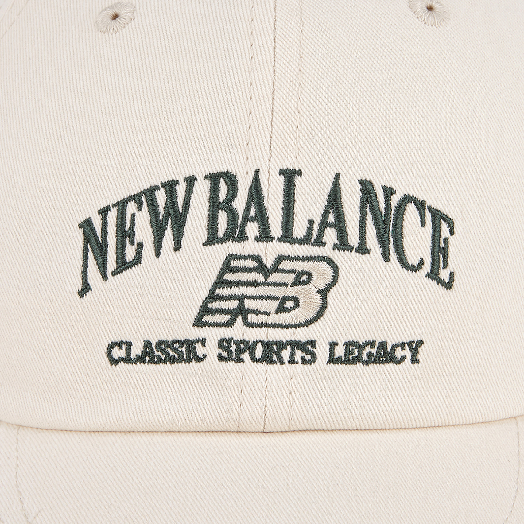 헤리티지 아치형 그래픽 볼캡 크림 / NBGDFB1113