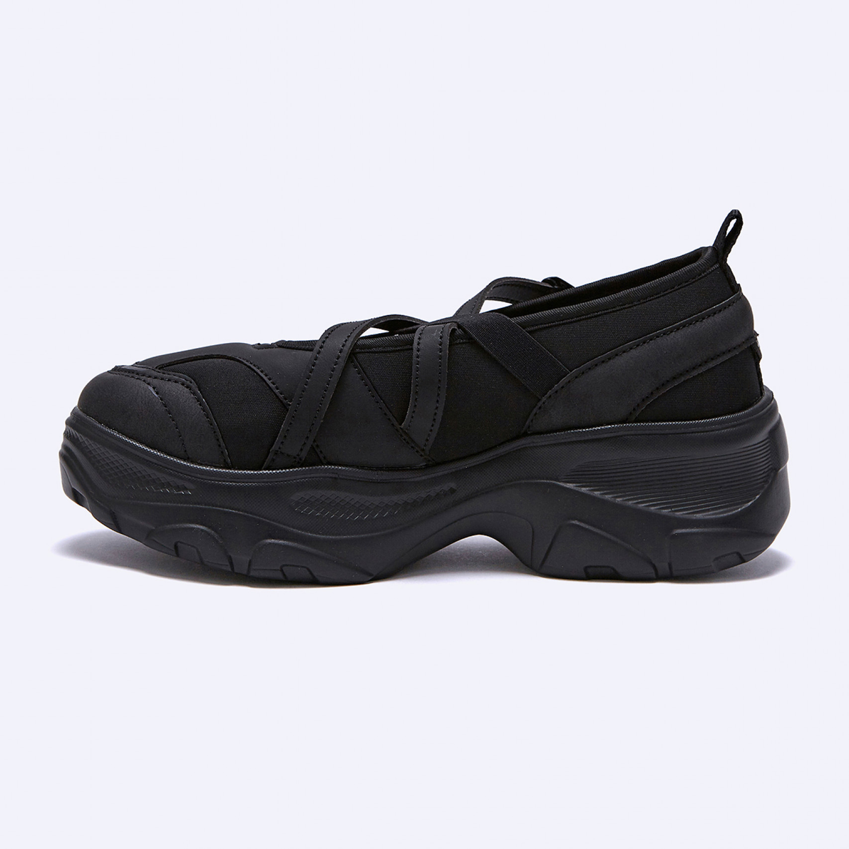 로미타 플랫폼 밴딩 메리제인슈즈 블랙 / FLOTFA3W32