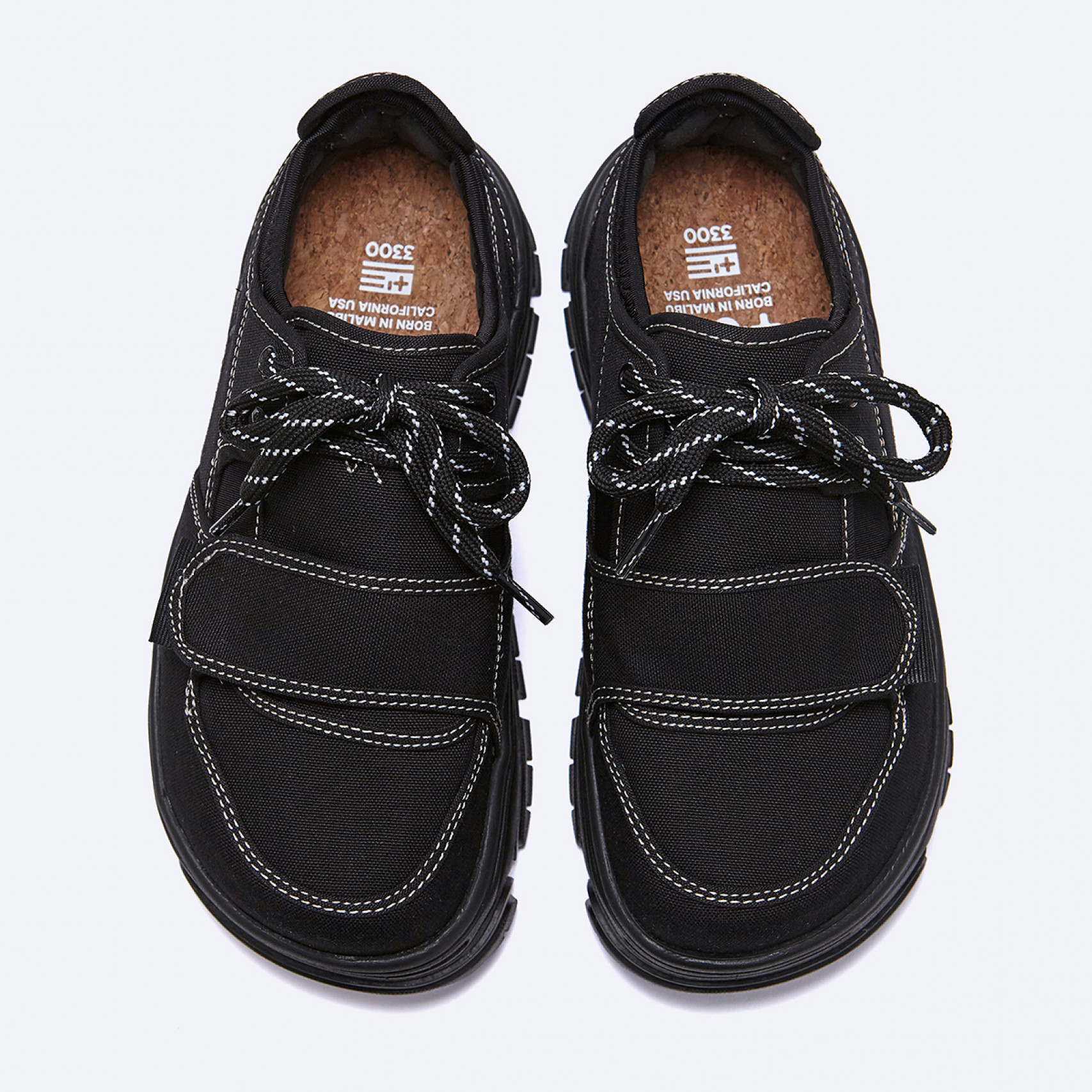 3300캔버스 하이 올 블랙 / OTA333-H19