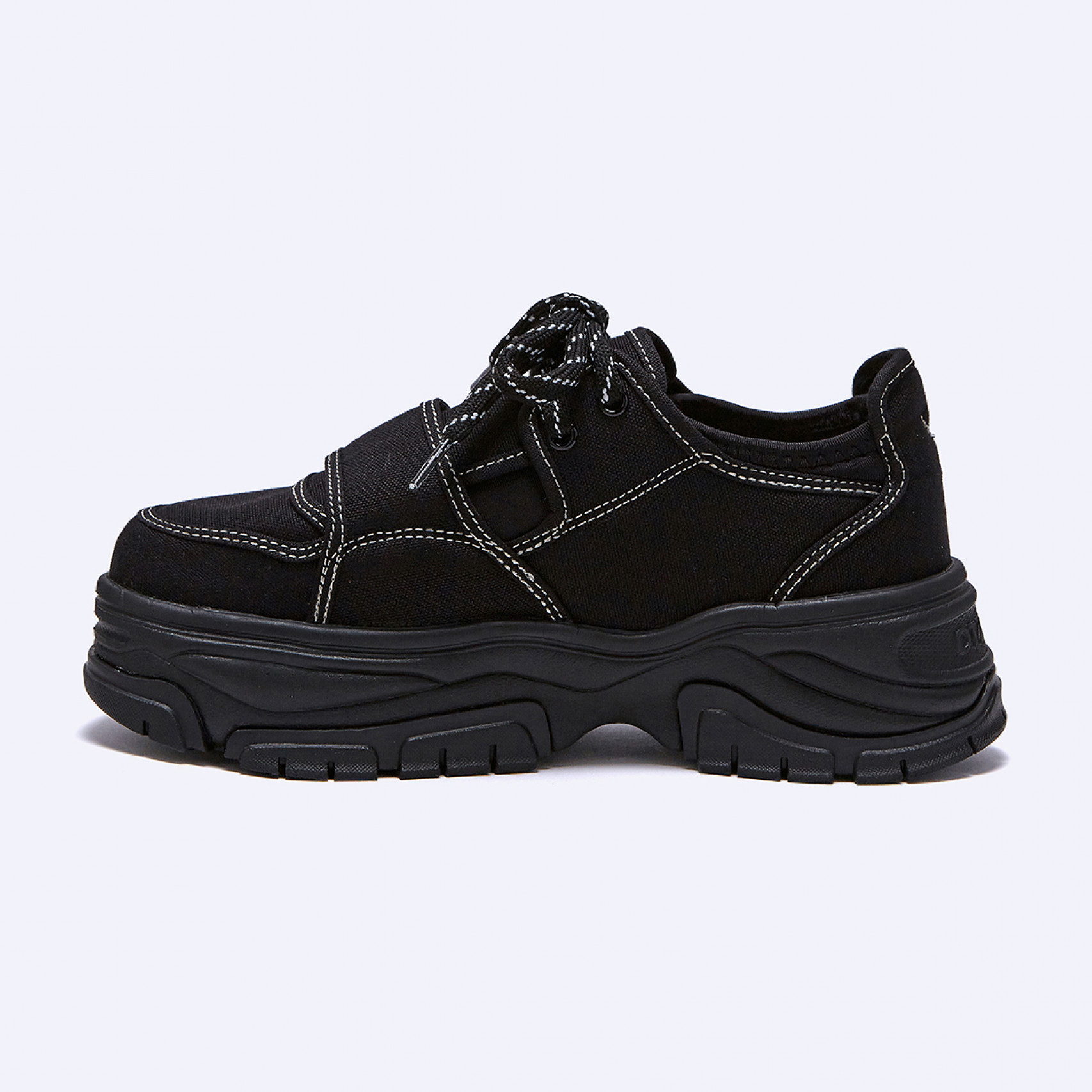 3300캔버스 하이 올 블랙 / OTA333-H19