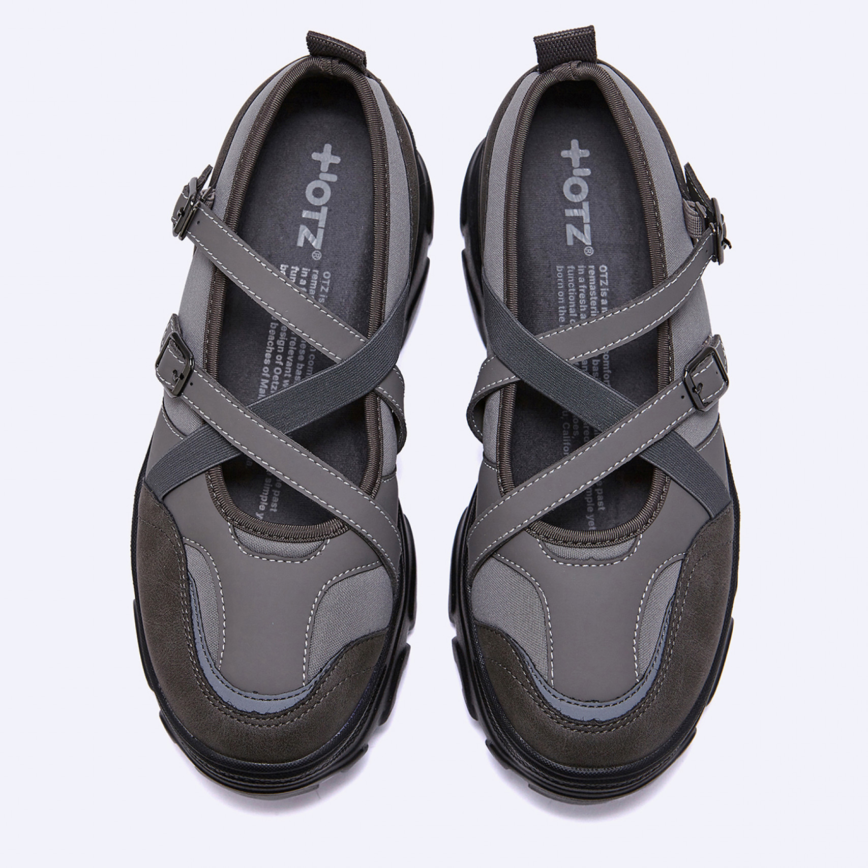 로미타 플랫폼 밴딩 메리제인슈즈 그레이 / FLOTFA3W33