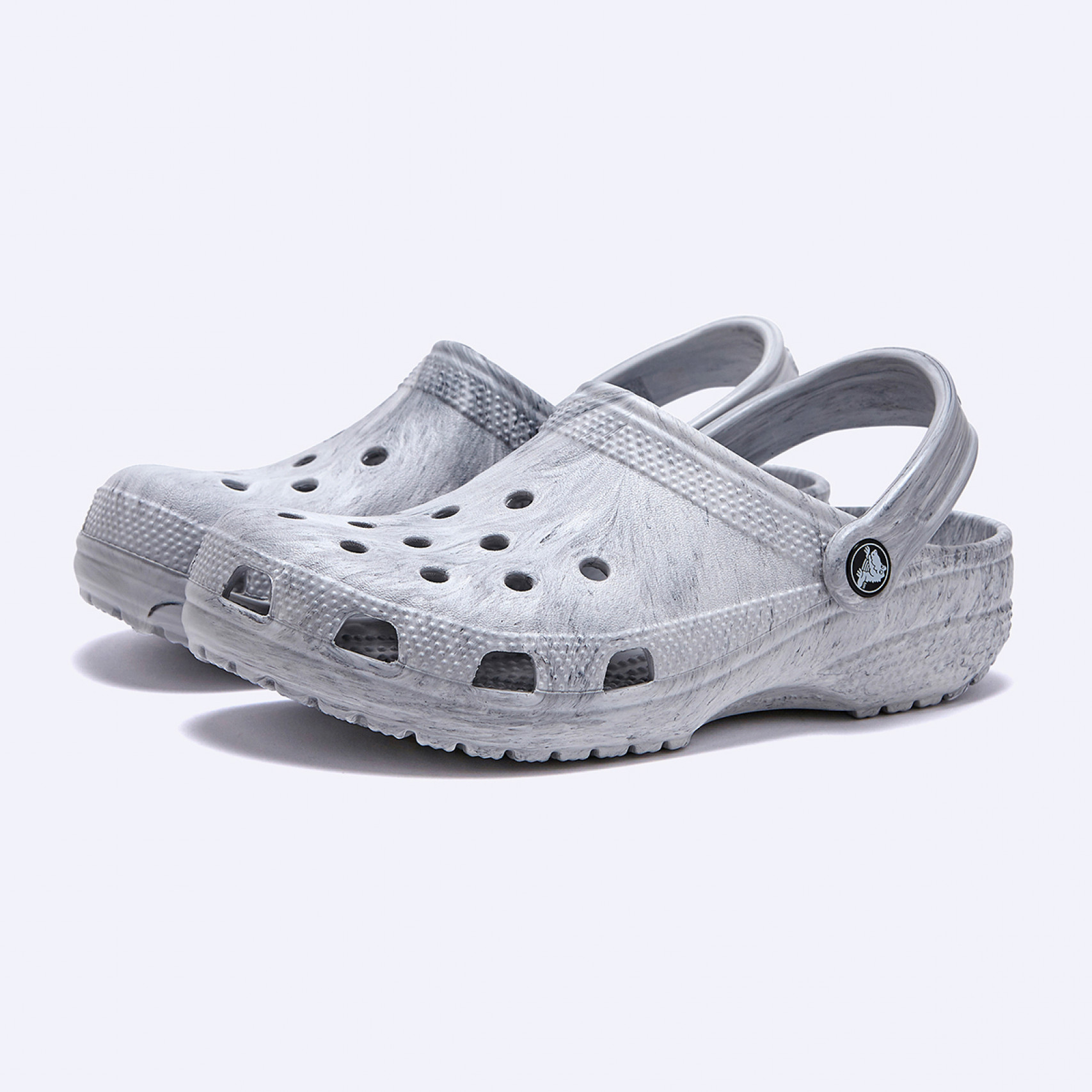 클래식 워터컬러 마블 클로그 그레이 / 211583-1WZ