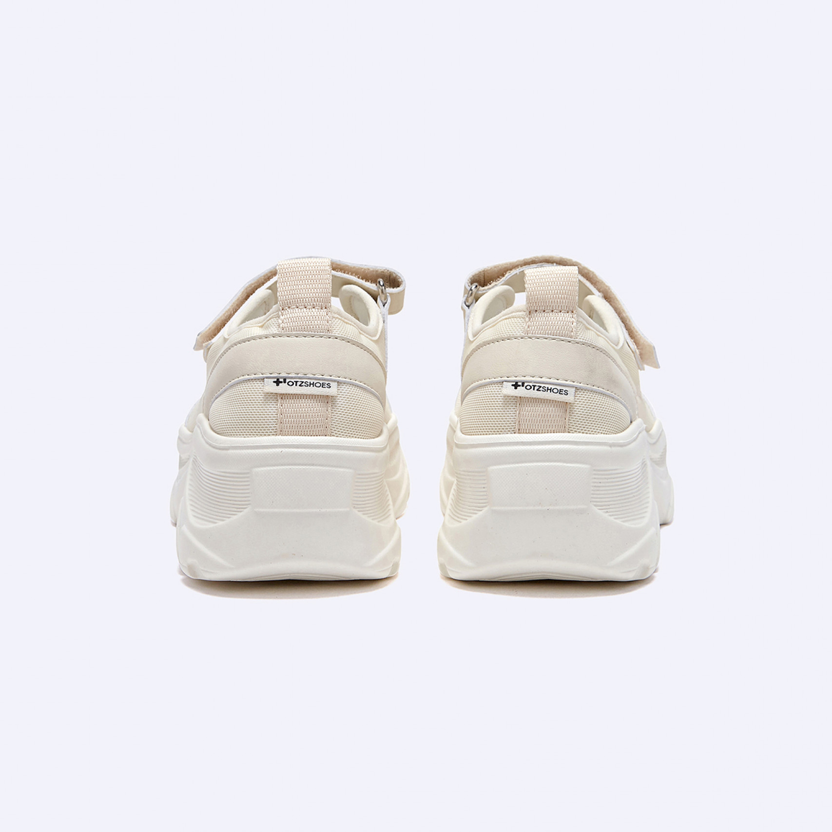 로미타 플랫폼 벨크로 메리제인슈즈 화이트 / FLOTFA2W38