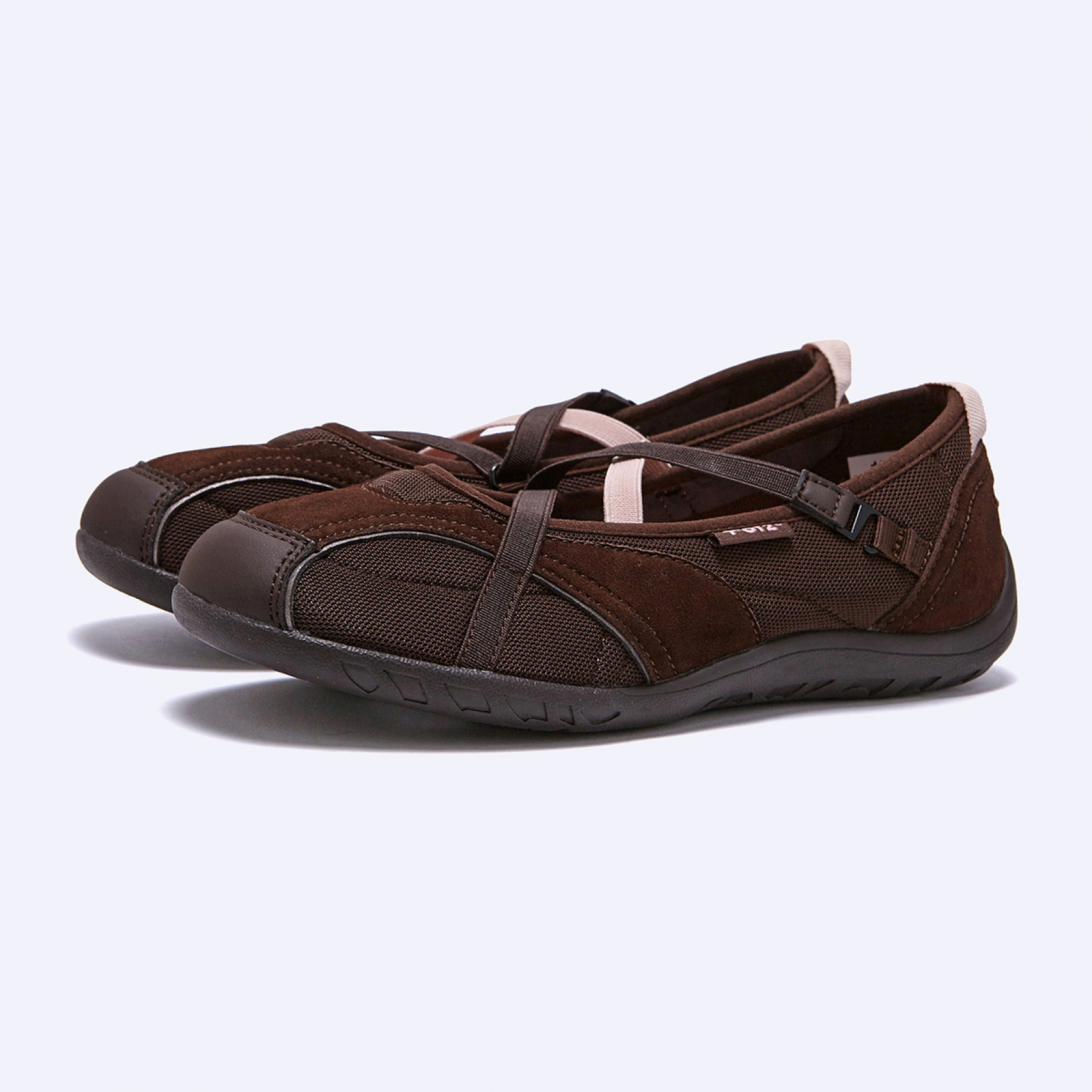 로마리 스웨이드 밴딩 스니커즈 다크 브라운 / FLOTFA3W59