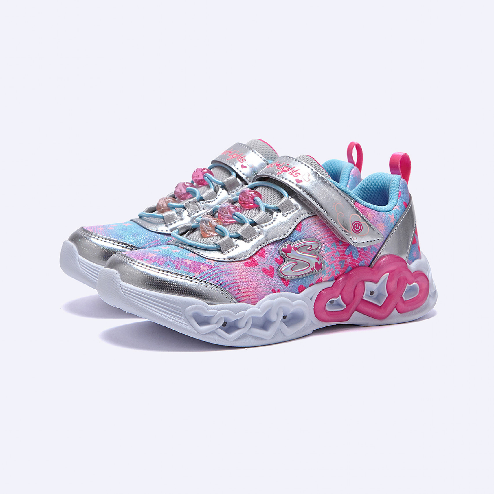 인피니티 하트 라이츠 실버 아동 / 303261LSMLT