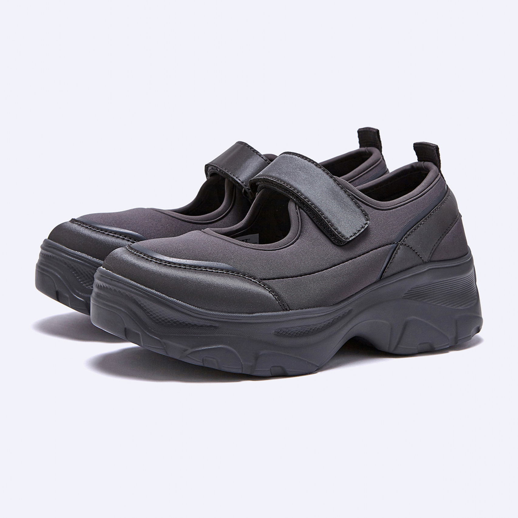 로미타 플랫폼 글로시 메리제인슈즈 그레이 / FLOTFA3W55