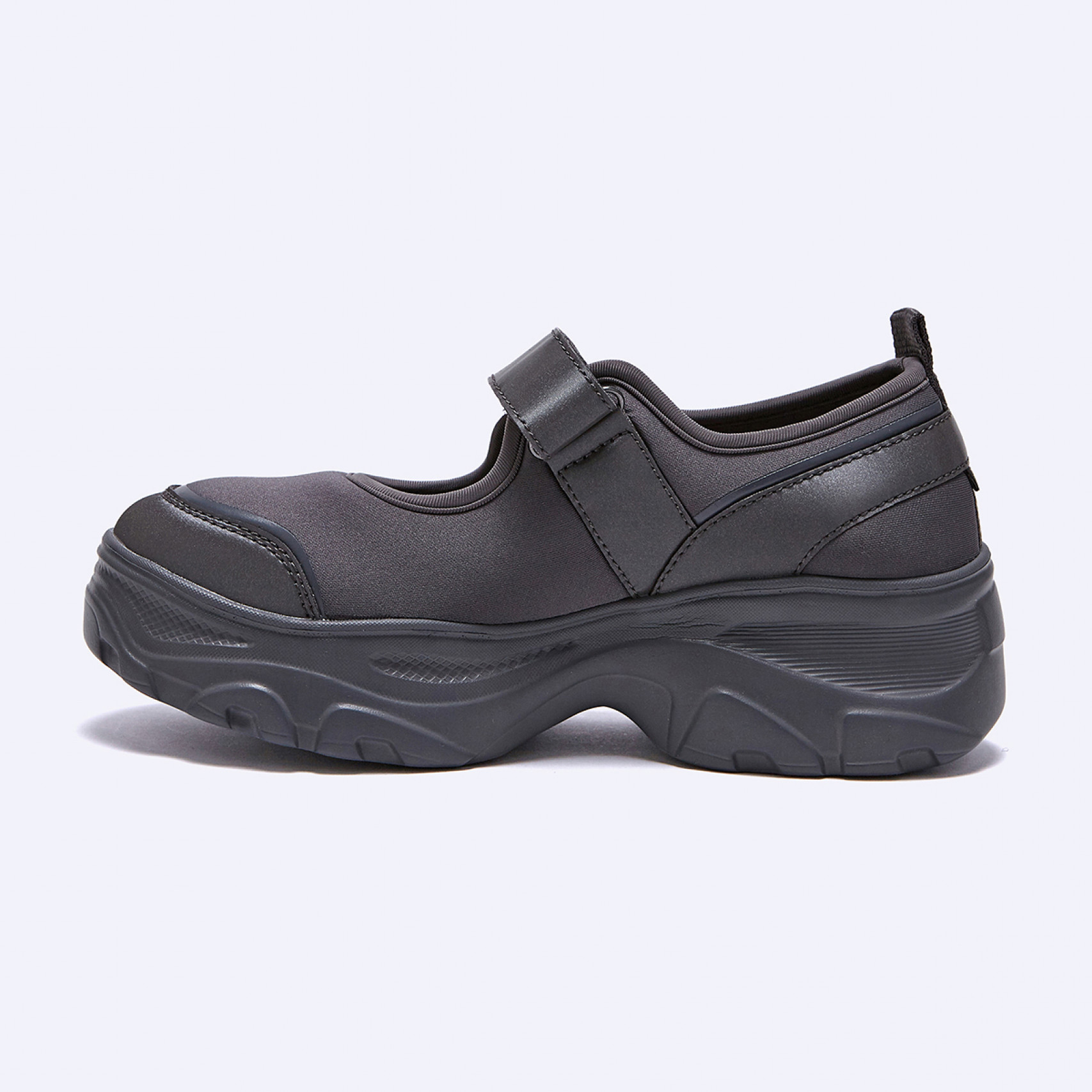 로미타 플랫폼 글로시 메리제인슈즈 그레이 / FLOTFA3W55